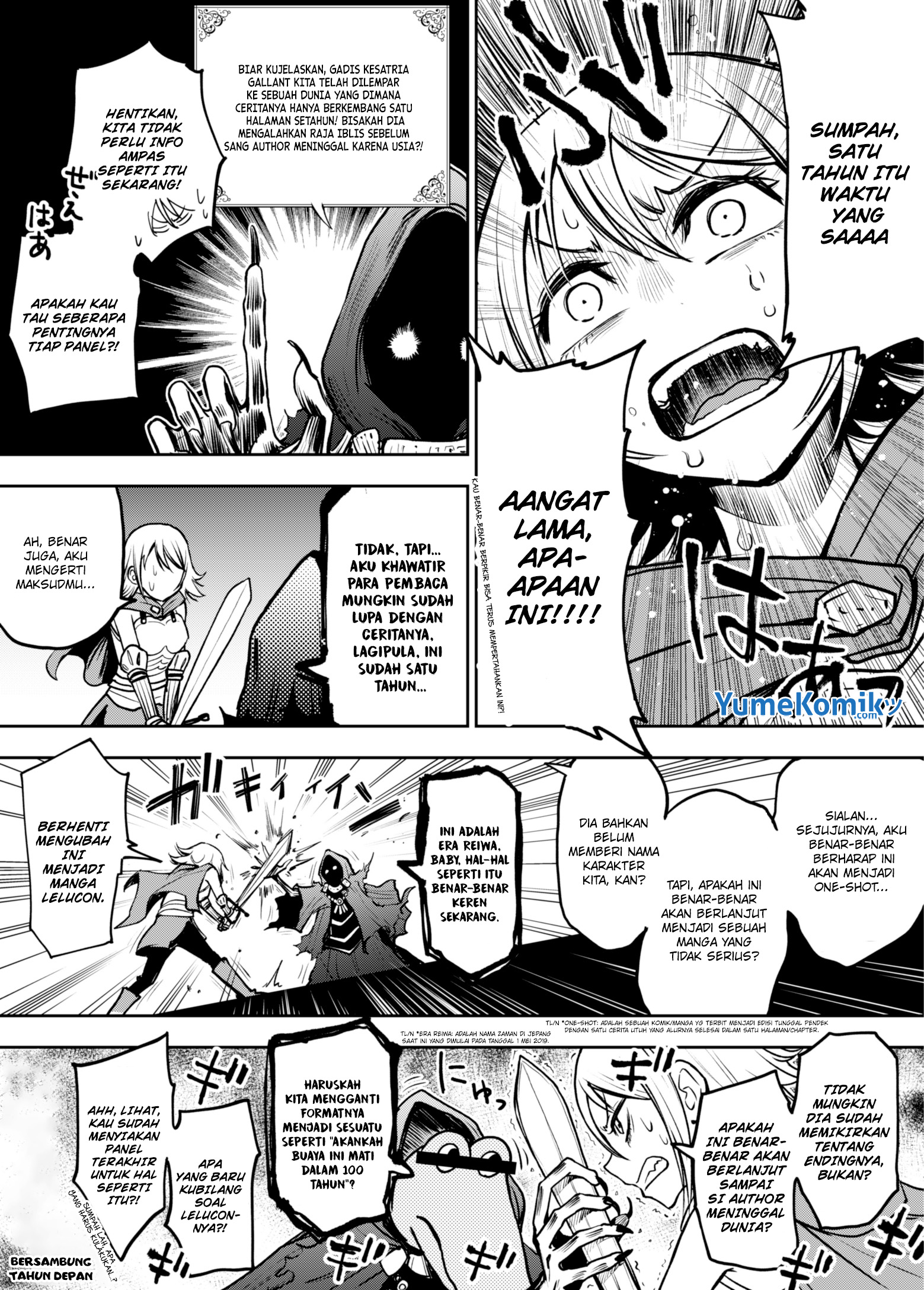 A Manga World That Gets One Page Once a Year Chapter 2 - halaman 2