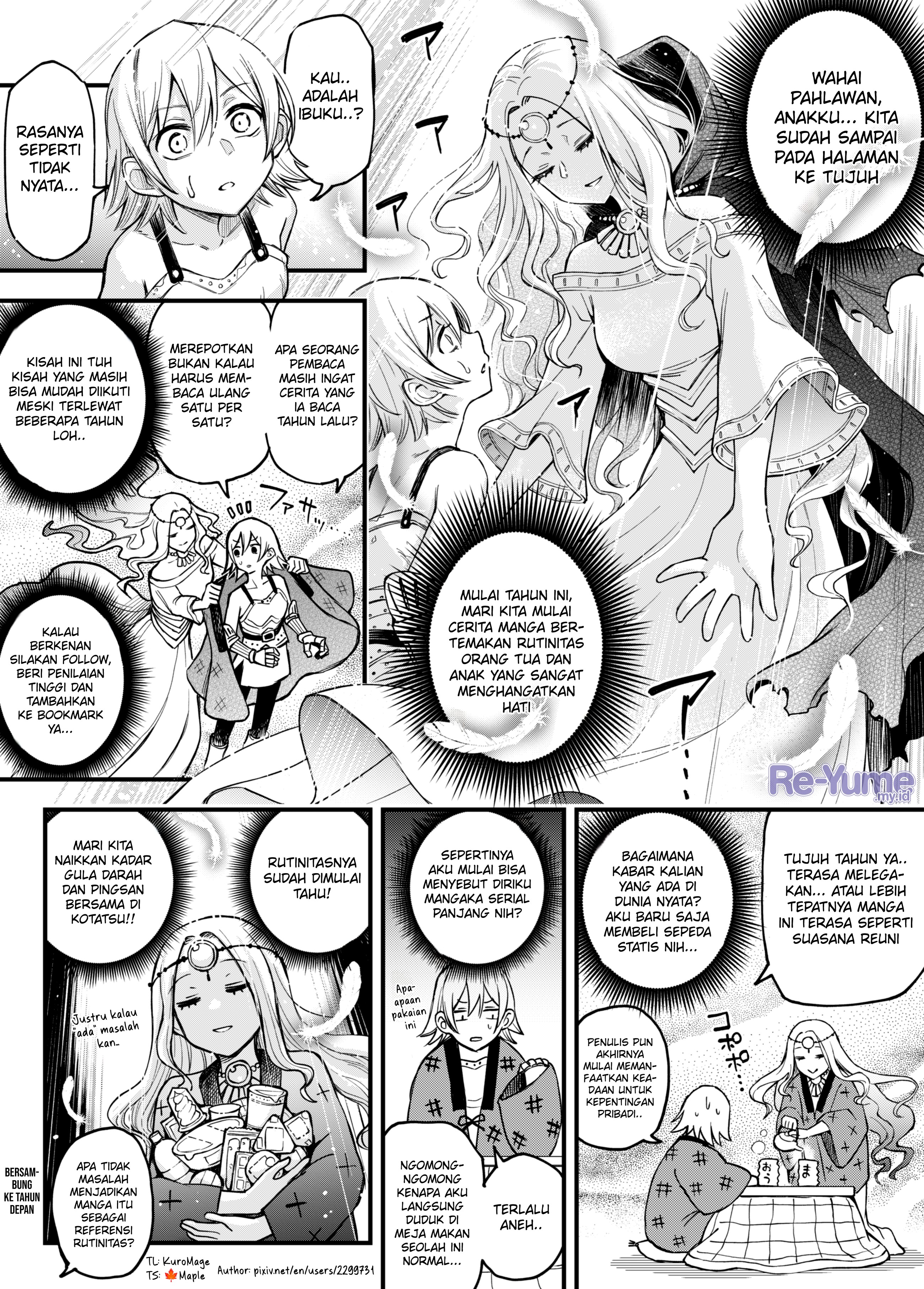 A Manga World That Gets One Page Once a Year Chapter 7 - halaman 2