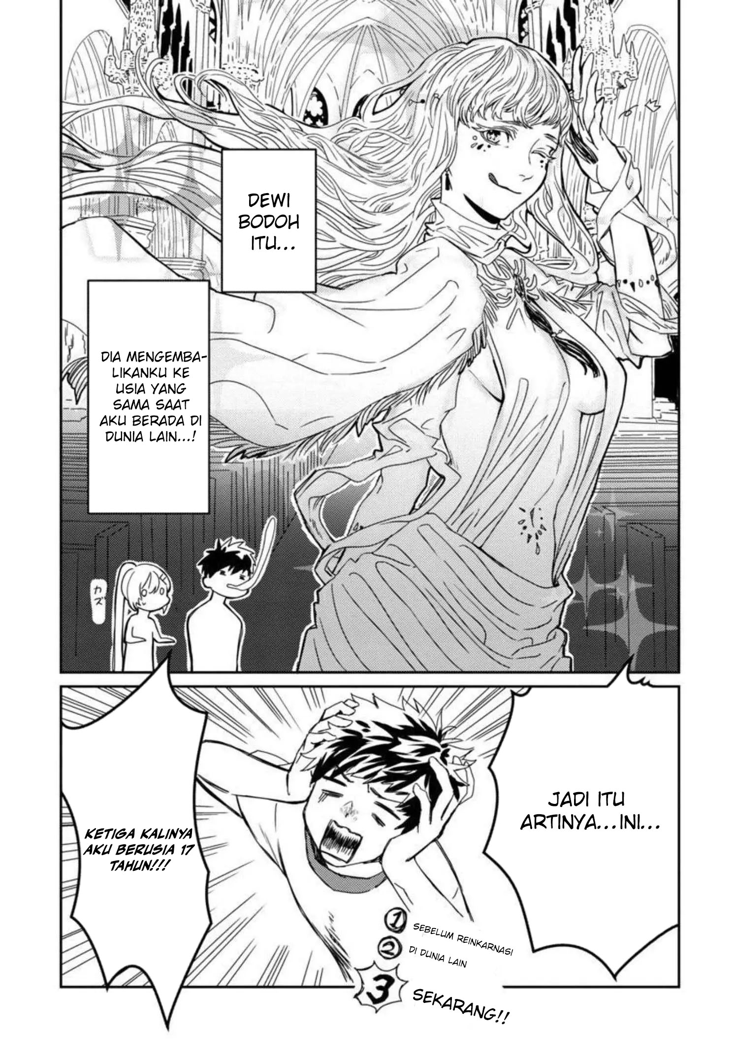 A Middle-Aged Man Who Returns From Another World Goes Back to When He Was 17 and Becomes Unbeatable Chapter 1 - halaman 34