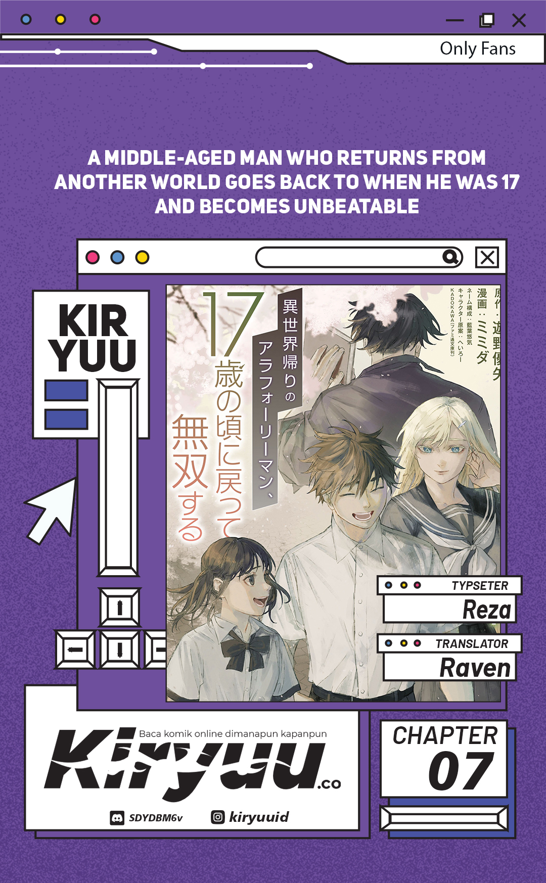A Middle-Aged Man Who Returns From Another World Goes Back to When He Was 17 and Becomes Unbeatable Chapter 7 - halaman 1