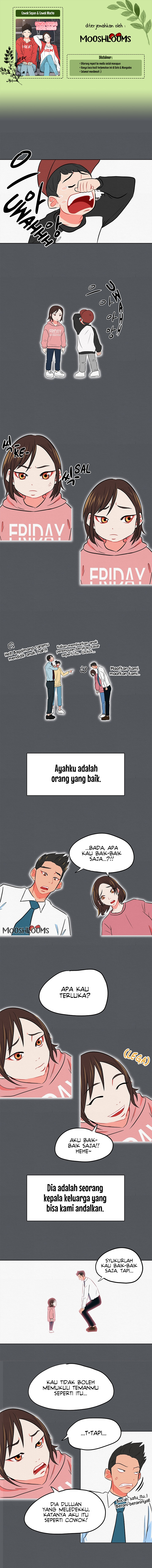 A Modest Man and a Macho Woman Chapter 3 - halaman 1