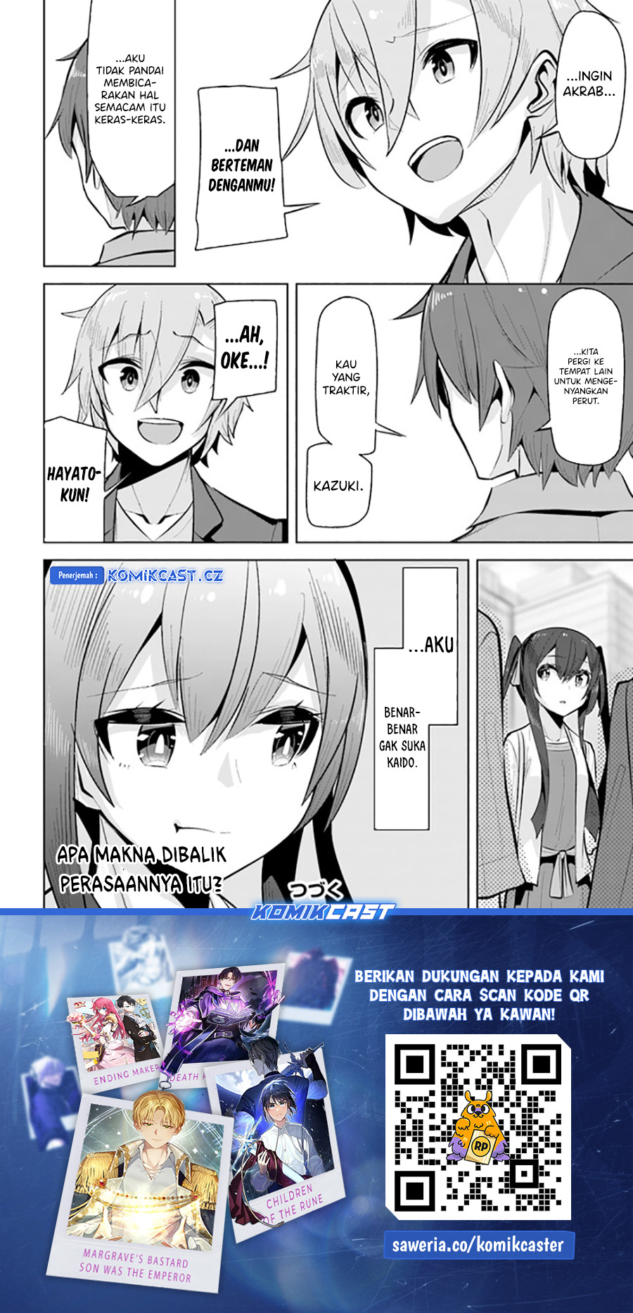 A Neat and Pretty Girl at My New School Is a Childhood Friend Who I Used To Play With Thinking She Was a Boy Chapter 20 - halaman 16