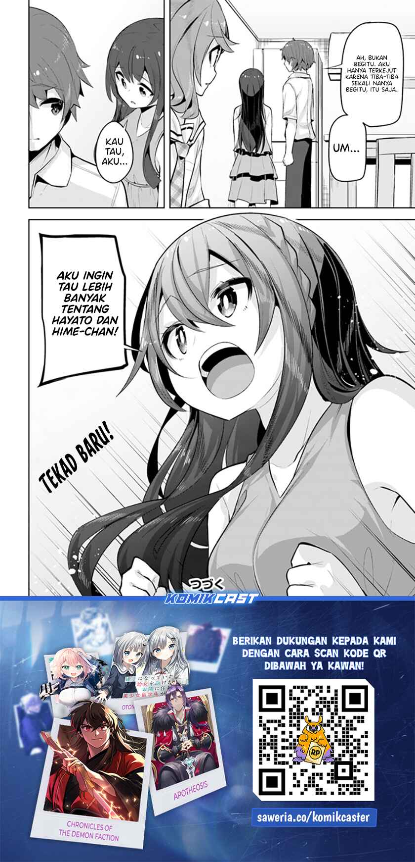 A Neat and Pretty Girl at My New School Is a Childhood Friend Who I Used To Play With Thinking She Was a Boy Chapter 23 - halaman 14