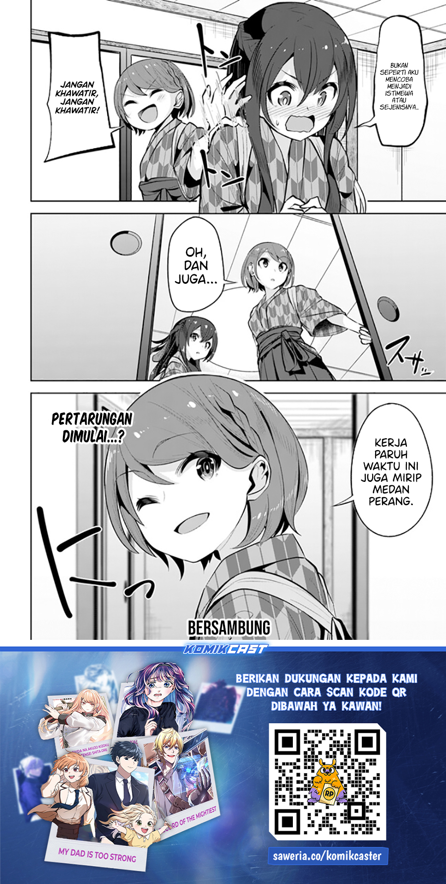 A Neat and Pretty Girl at My New School Is a Childhood Friend Who I Used To Play With Thinking She Was a Boy Chapter 25 - halaman 32