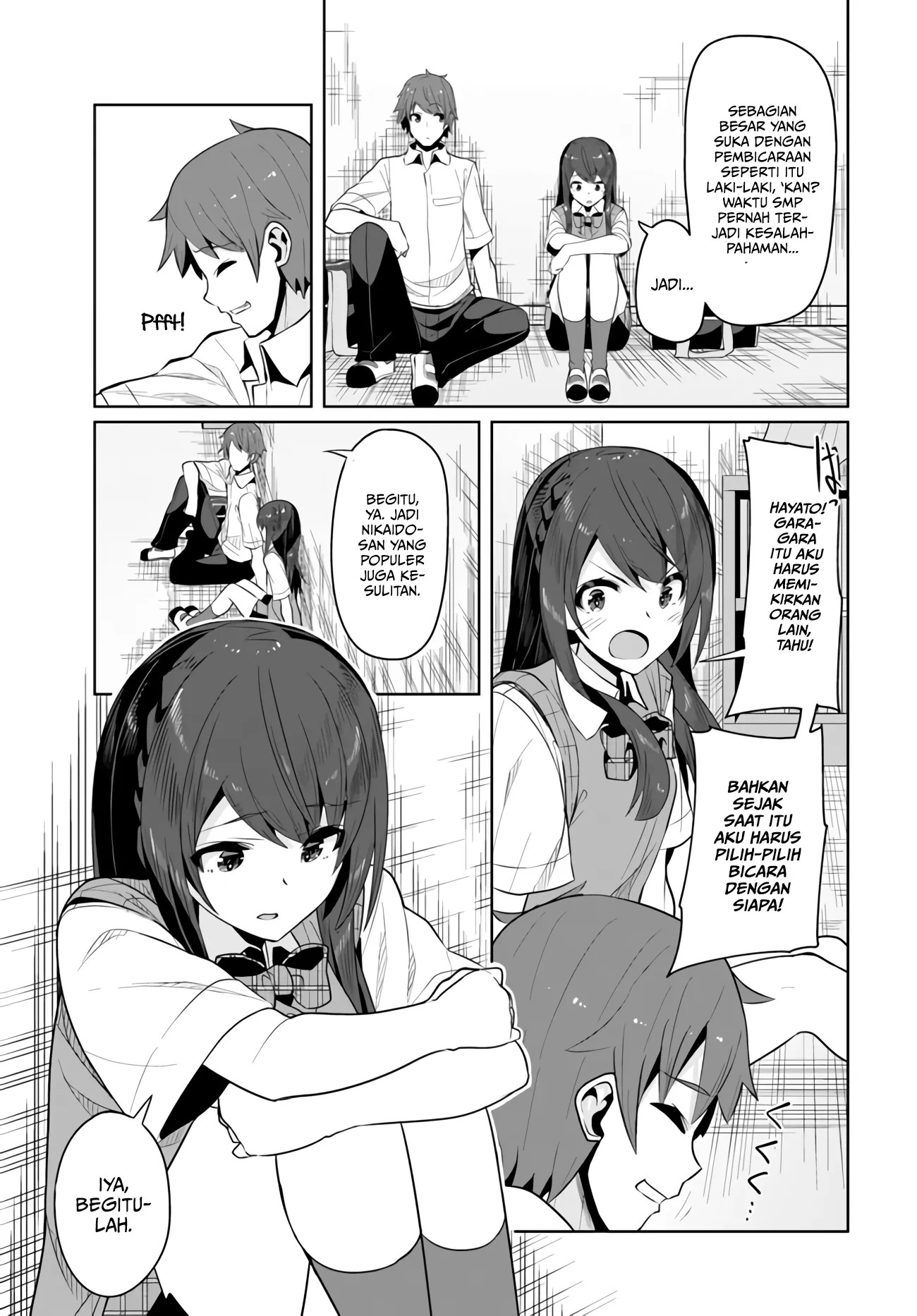 A Neat and Pretty Girl at My New School Is a Childhood Friend Who I Used To Play With Thinking She Was a Boy Chapter 3 - halaman 9