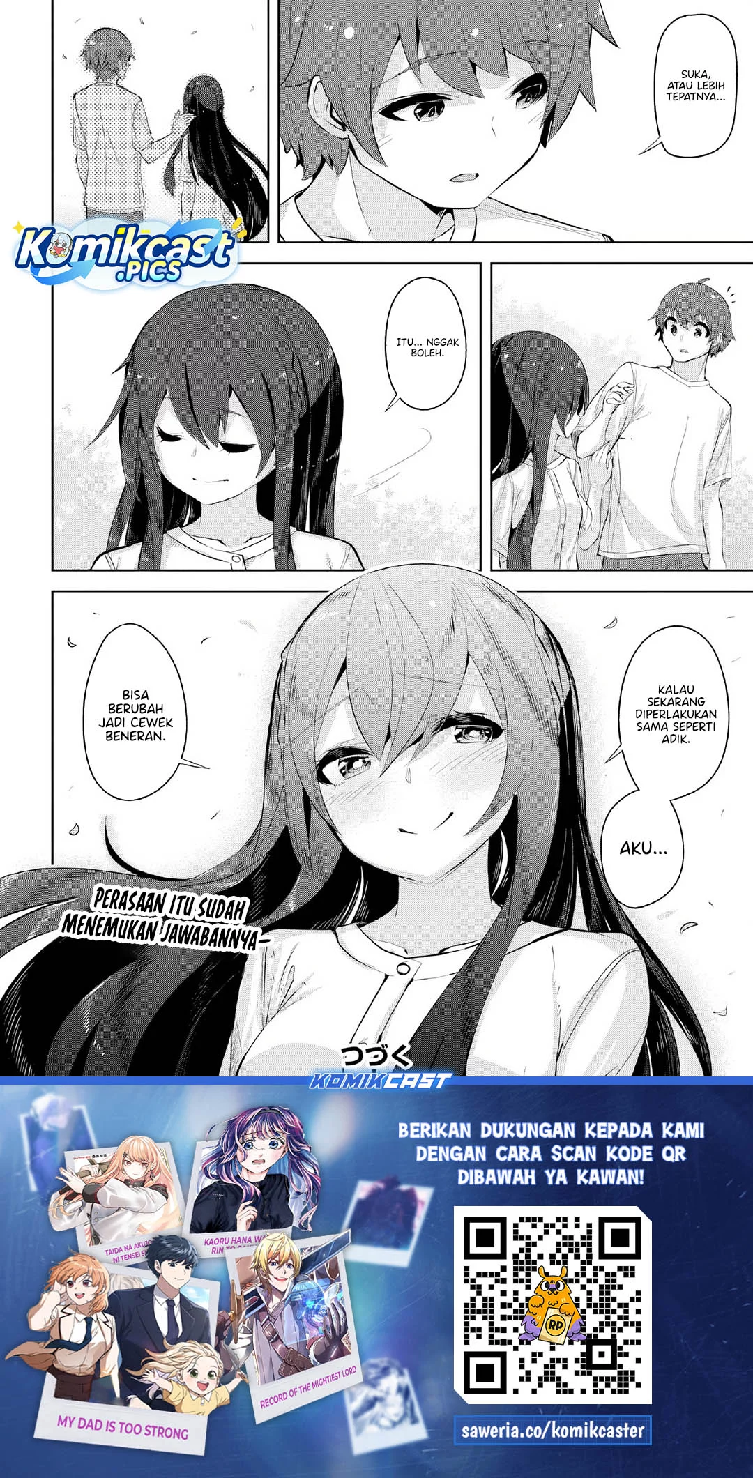 A Neat and Pretty Girl at My New School Is a Childhood Friend Who I Used To Play With Thinking She Was a Boy Chapter 35 - halaman 30