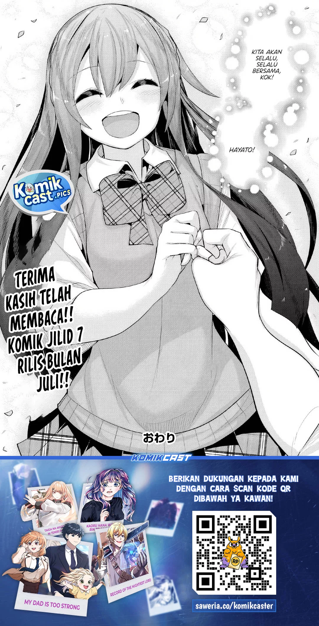 A Neat and Pretty Girl at My New School Is a Childhood Friend Who I Used To Play With Thinking She Was a Boy Chapter 37 - halaman 18