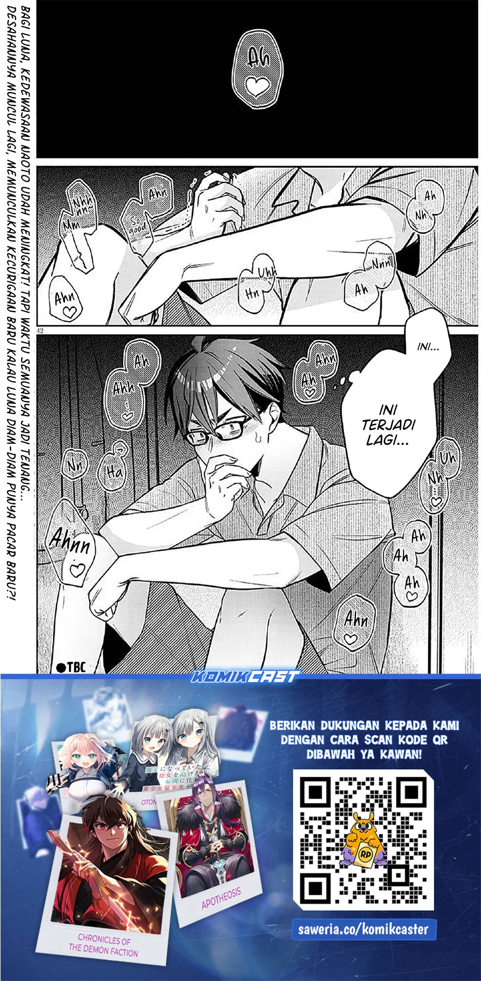 A Quirky Girl Is Inviting Me to Bed Chapter 14 - halaman 42
