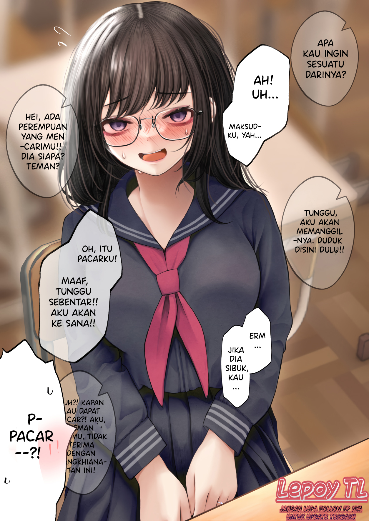 A Rather Introverted Girlfriend Chapter 8 - halaman 1