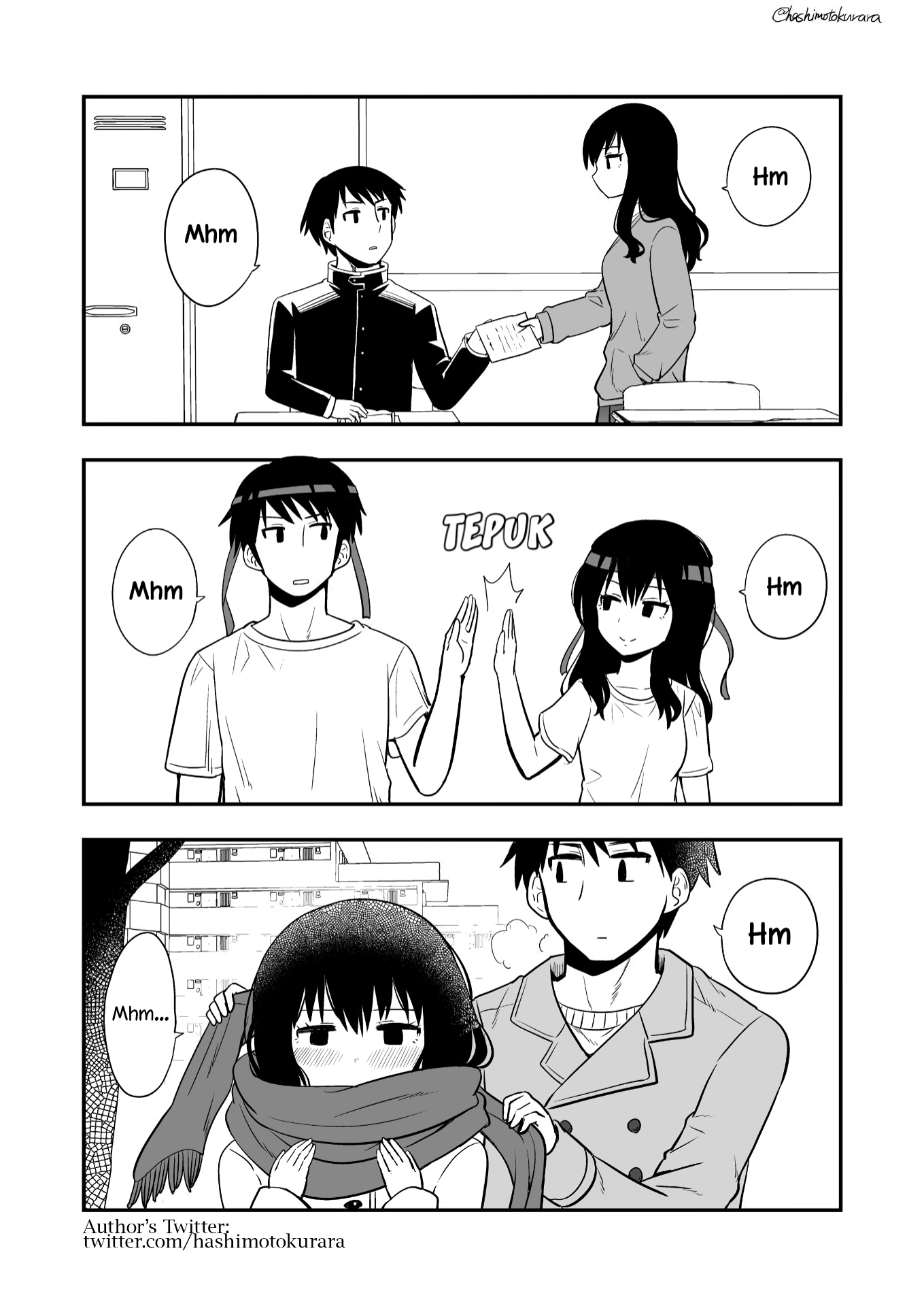 A Relationship Communicated Through "Hm" and "Mhm" Chapter 0 - halaman 1
