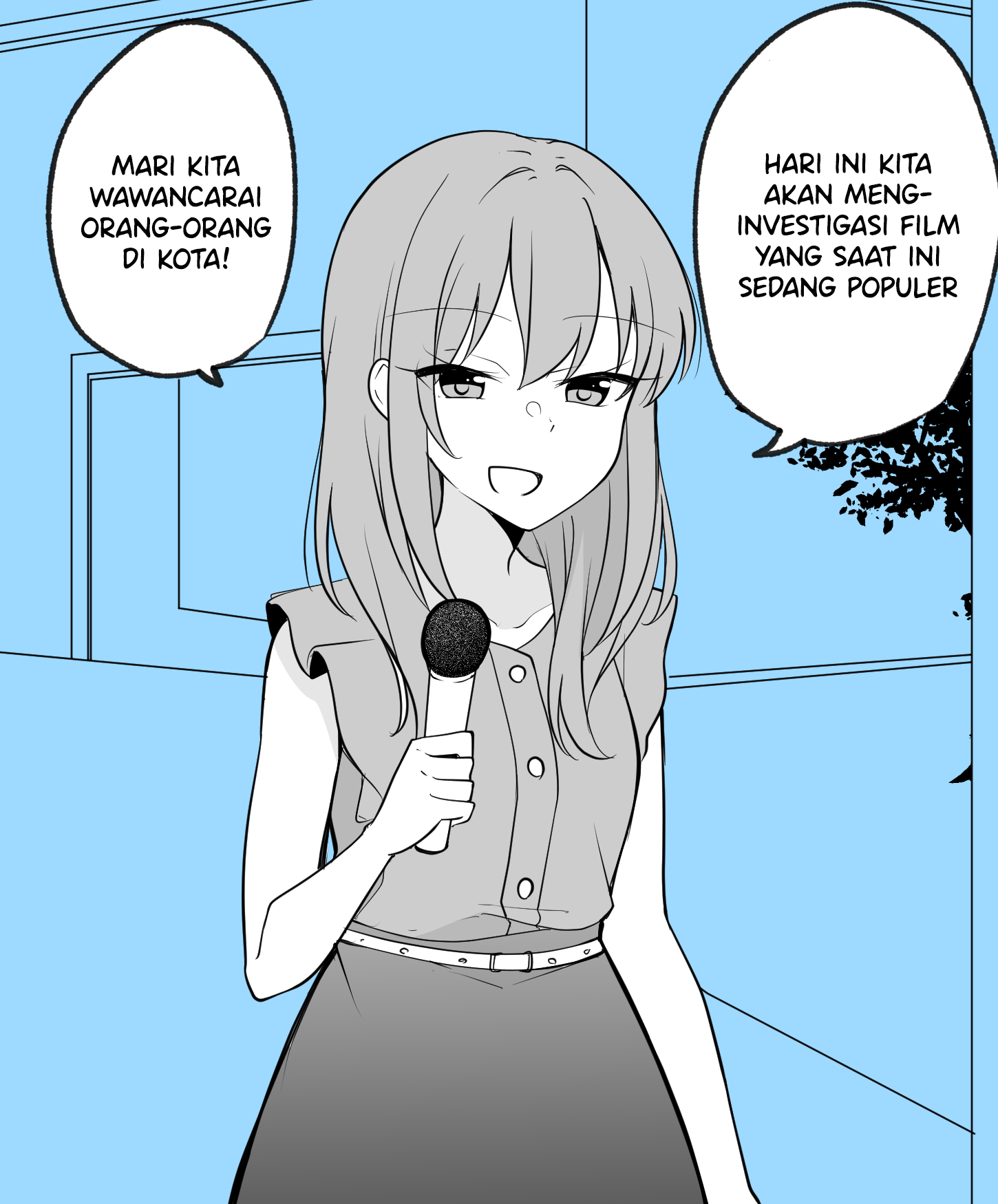 A Reporter Who Was Interviewed on The Street by Chance While Being on A Date Chapter 0 - halaman 1