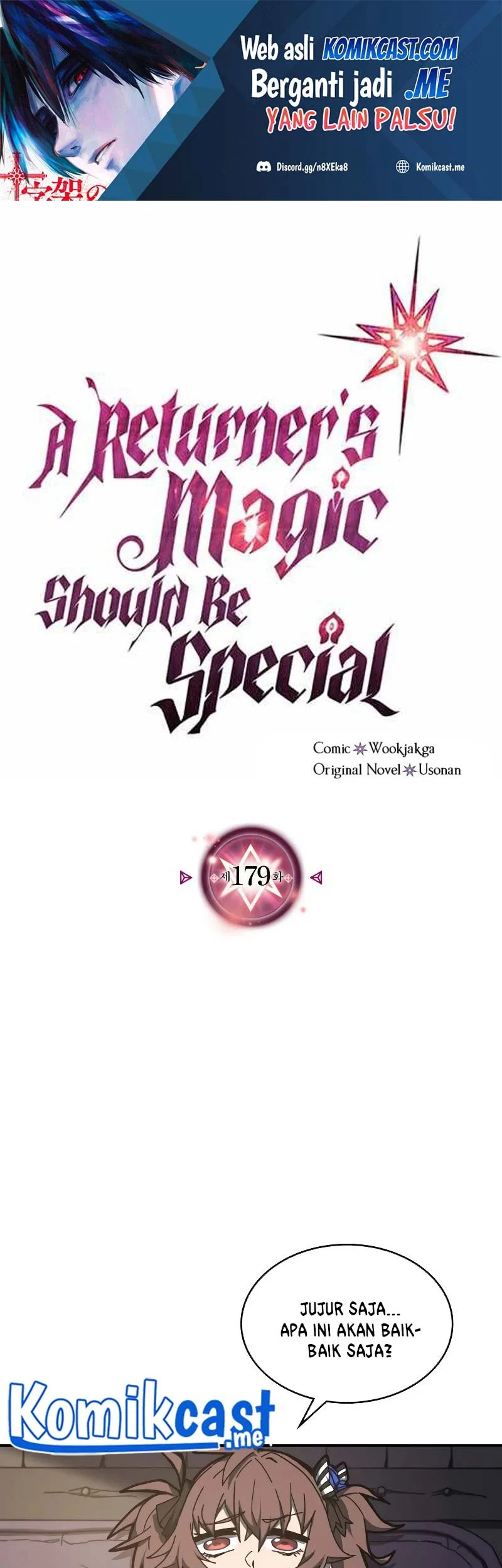 A Returner's Magic Should Be Special Chapter 179 - halaman 1