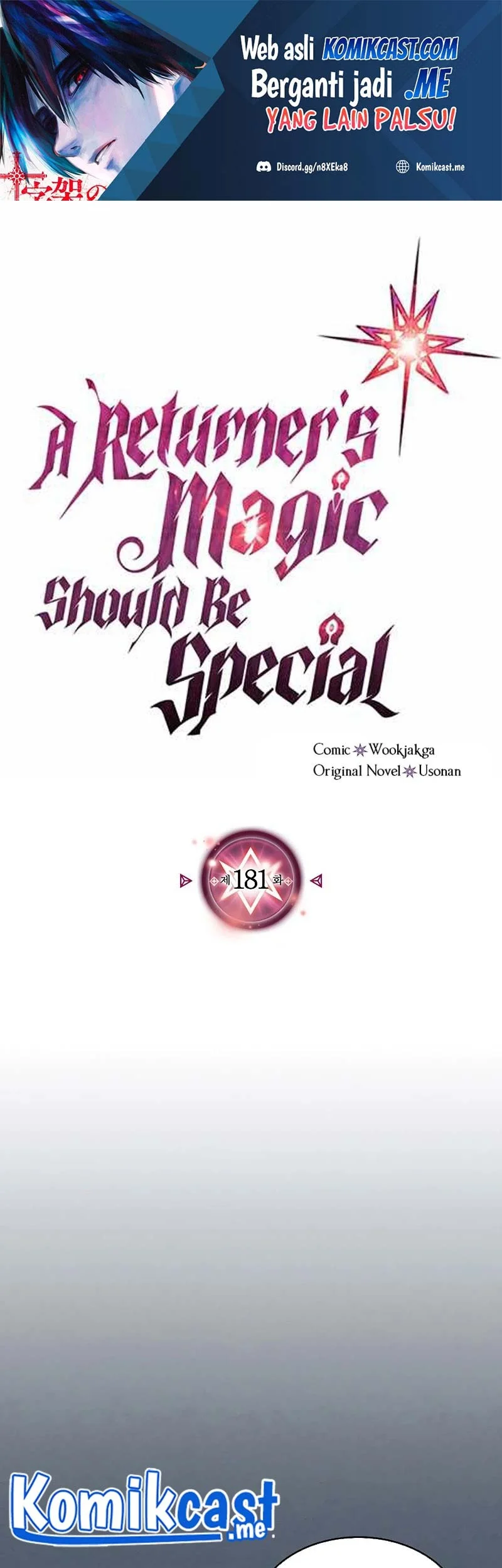 A Returner's Magic Should Be Special Chapter 181 - halaman 1