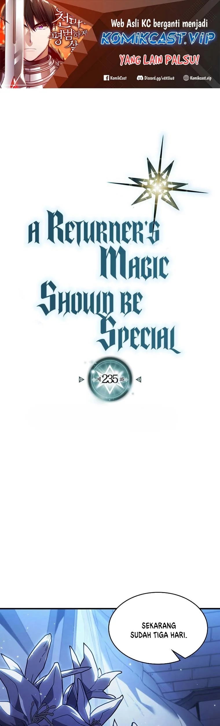 A Returner's Magic Should Be Special Chapter 235 - halaman 1