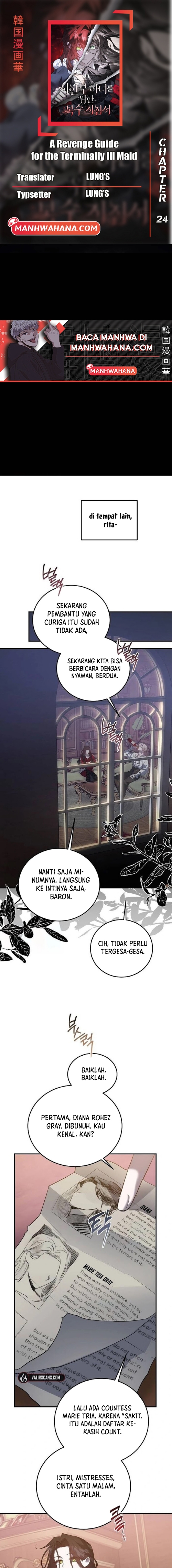 A Revenge Guide for the Terminally Ill Maid Chapter 24 - halaman 1
