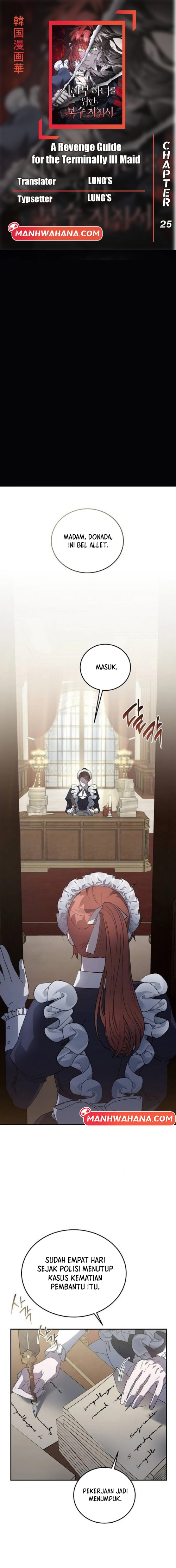 A Revenge Guide for the Terminally Ill Maid Chapter 25 - halaman 1