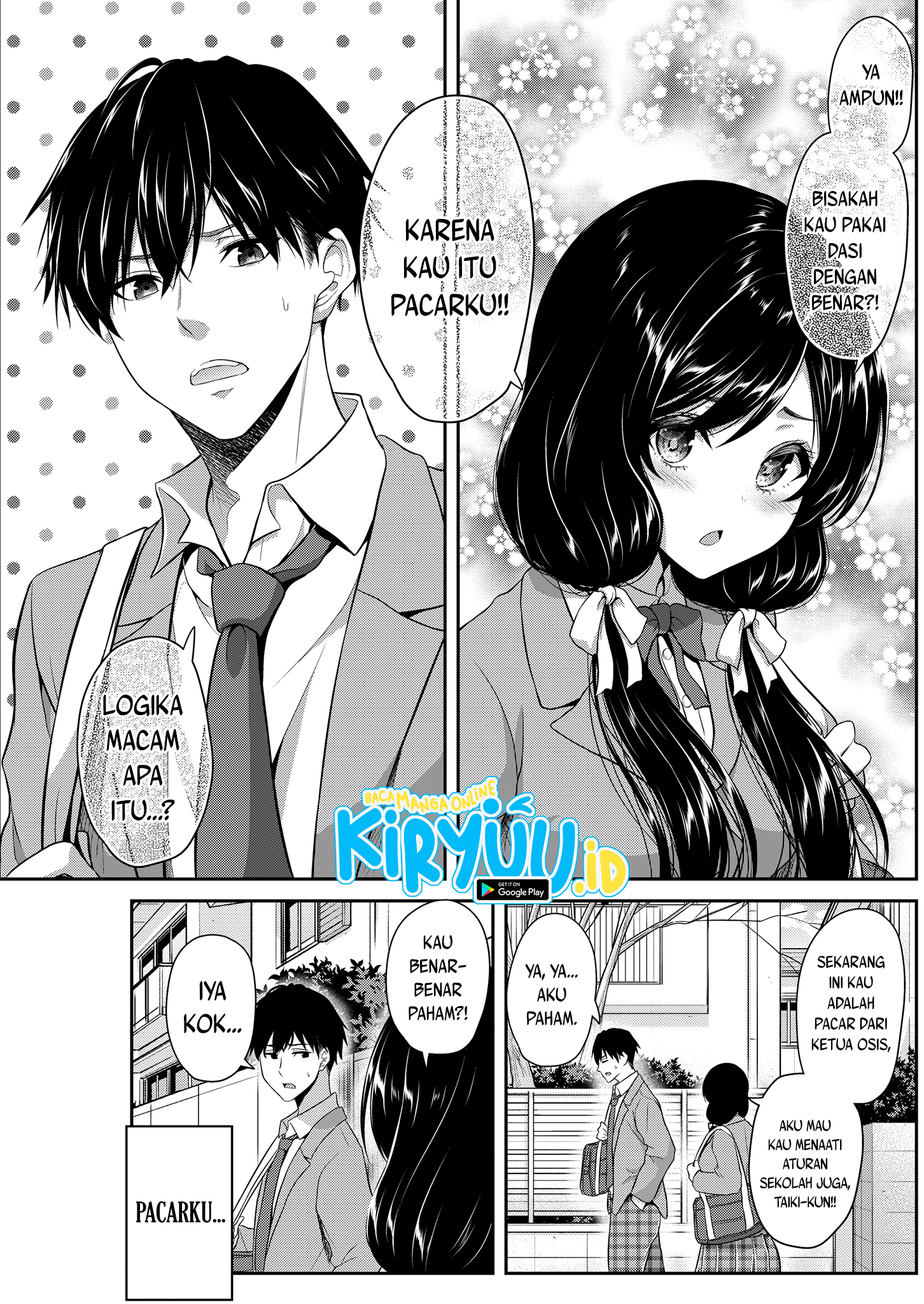 A Romcom Where Defying the Honor Student Girlfriend Is Not an Option Chapter 0 - halaman 2