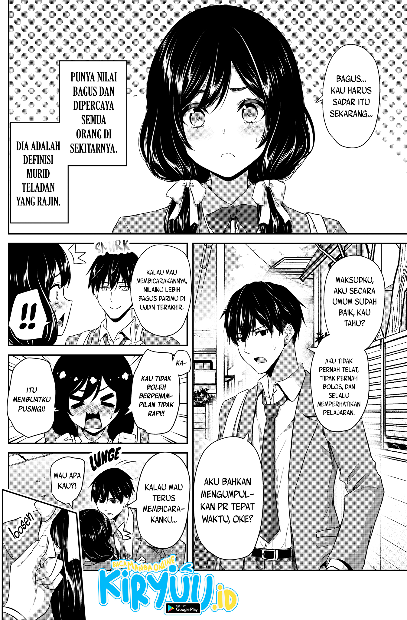 A Romcom Where Defying the Honor Student Girlfriend Is Not an Option Chapter 0 - halaman 3