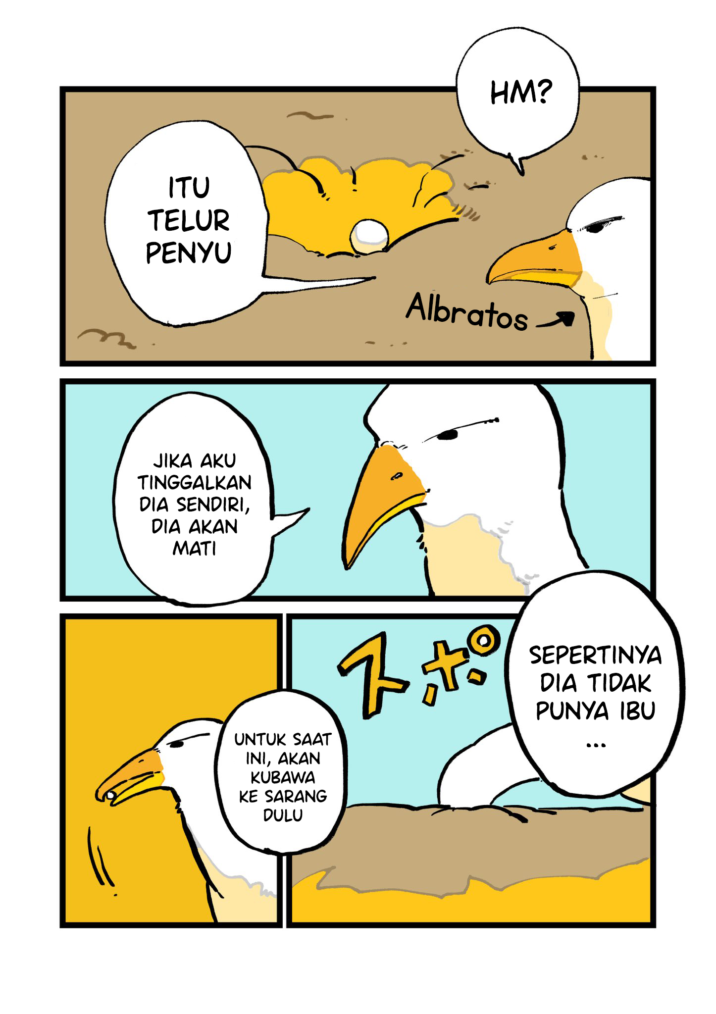 A Sea Turtle Flying in the Air Chapter 0 - halaman 1