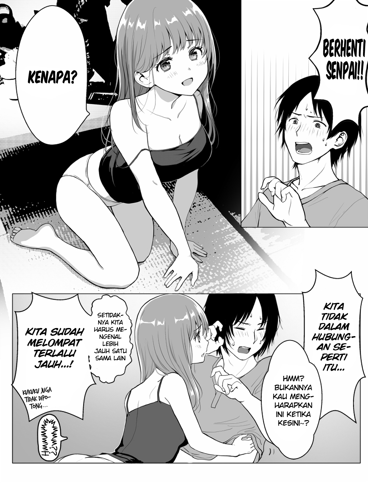 A Serious Kouhai's and a Not-So-Serious Senpai's Dating Negotiations Chapter 0 - halaman 1