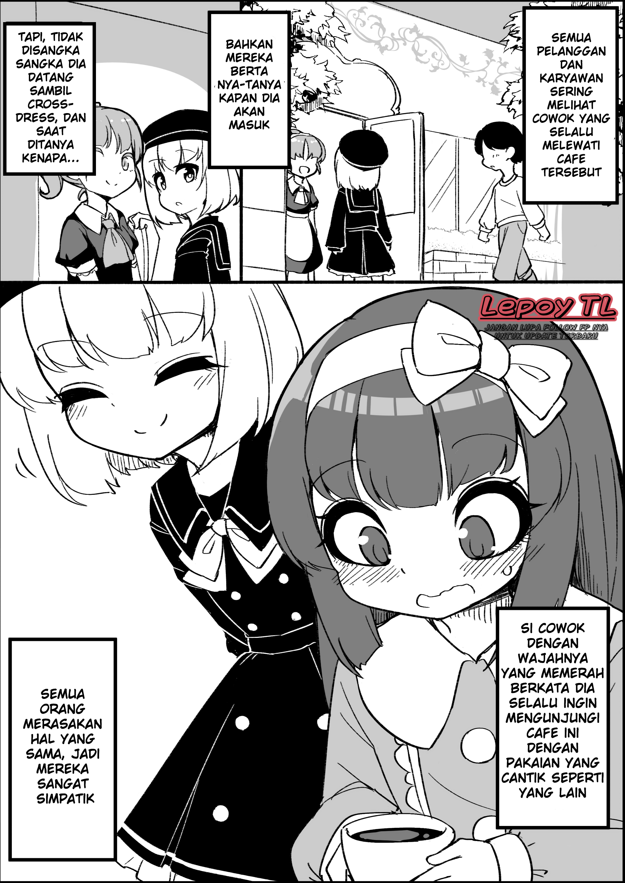 A Short Single About a Cross-Dresser Chapter 6 - halaman 1