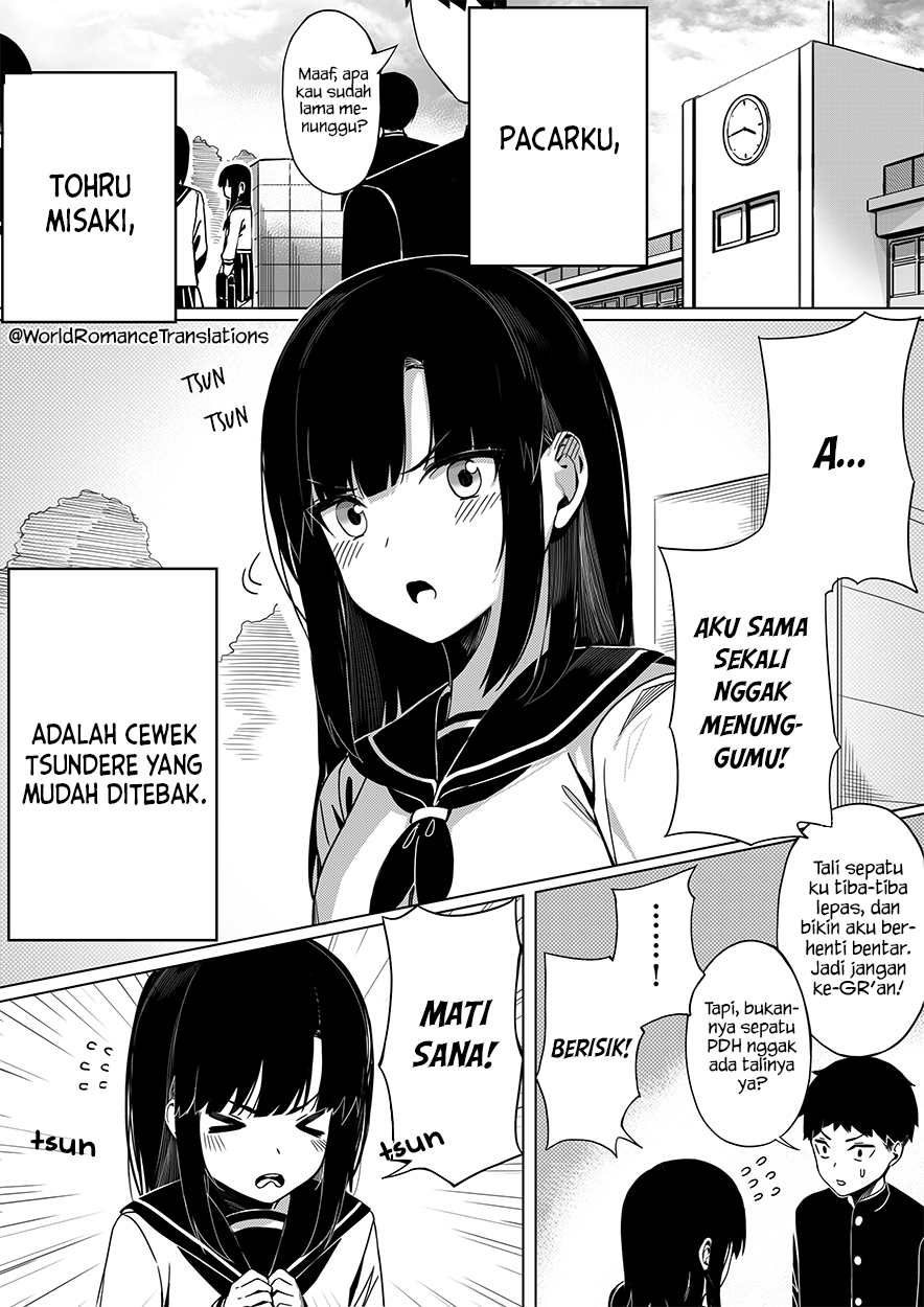 A Simple Way to Make a Tsundere Girlfriend Show Affection Chapter 1 - halaman 1