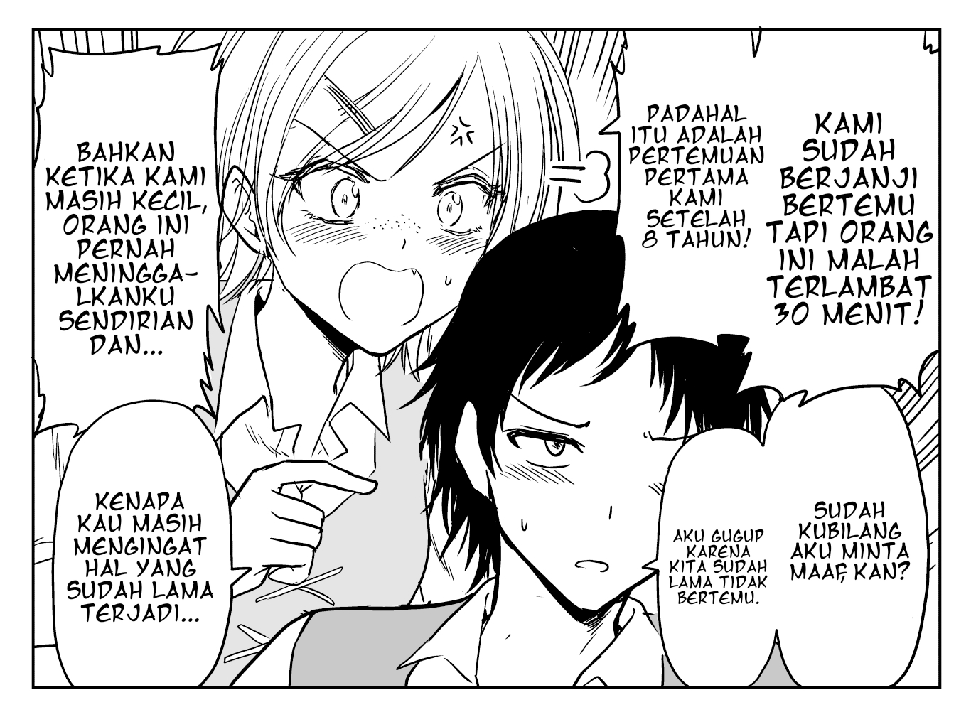A Sister Who Solves Problems with Brute Force Chapter 4 - halaman 4