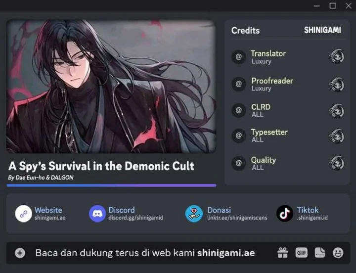 A Spy's Survival In The Demonic Cult Chapter 12 - halaman 1