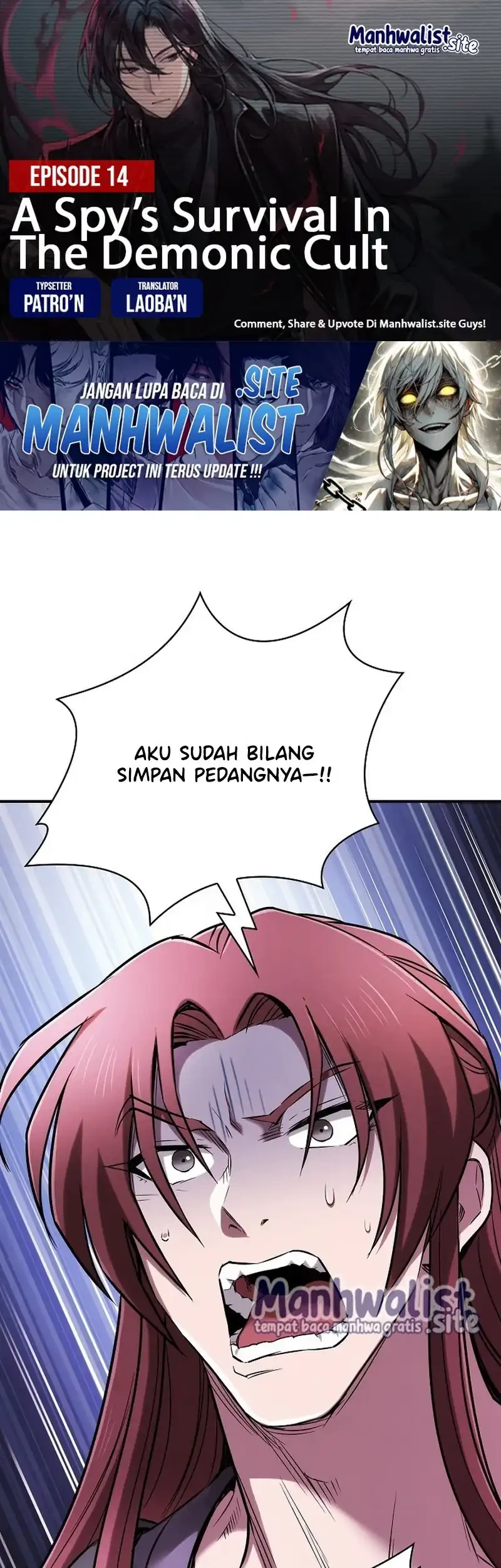 A Spy's Survival In The Demonic Cult Chapter 14 - halaman 1