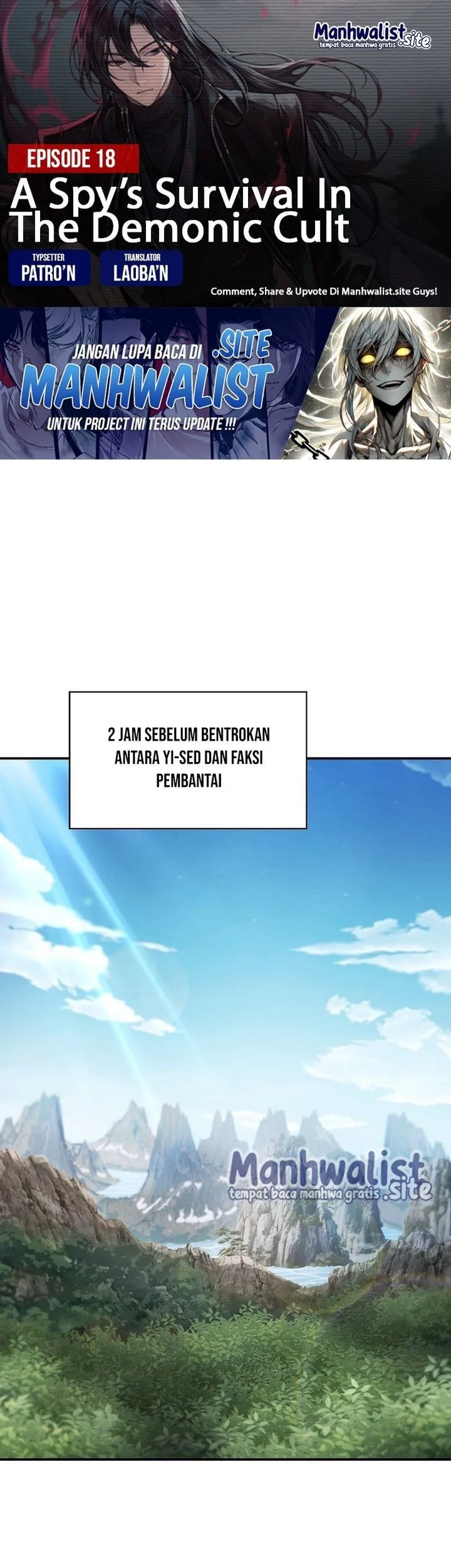 A Spy's Survival In The Demonic Cult Chapter 18 - halaman 1