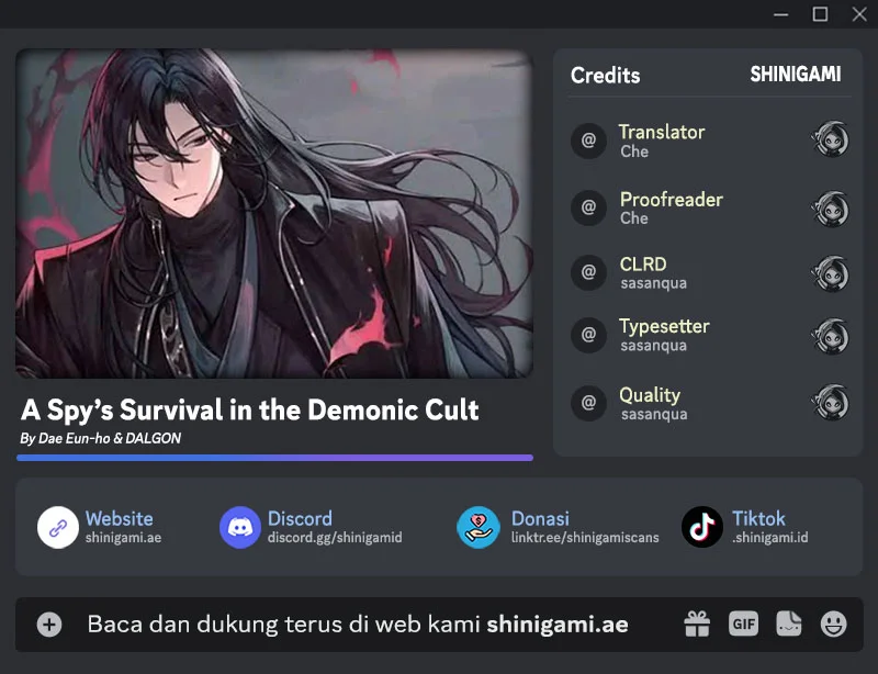 A Spy's Survival In The Demonic Cult Chapter 2 - halaman 1