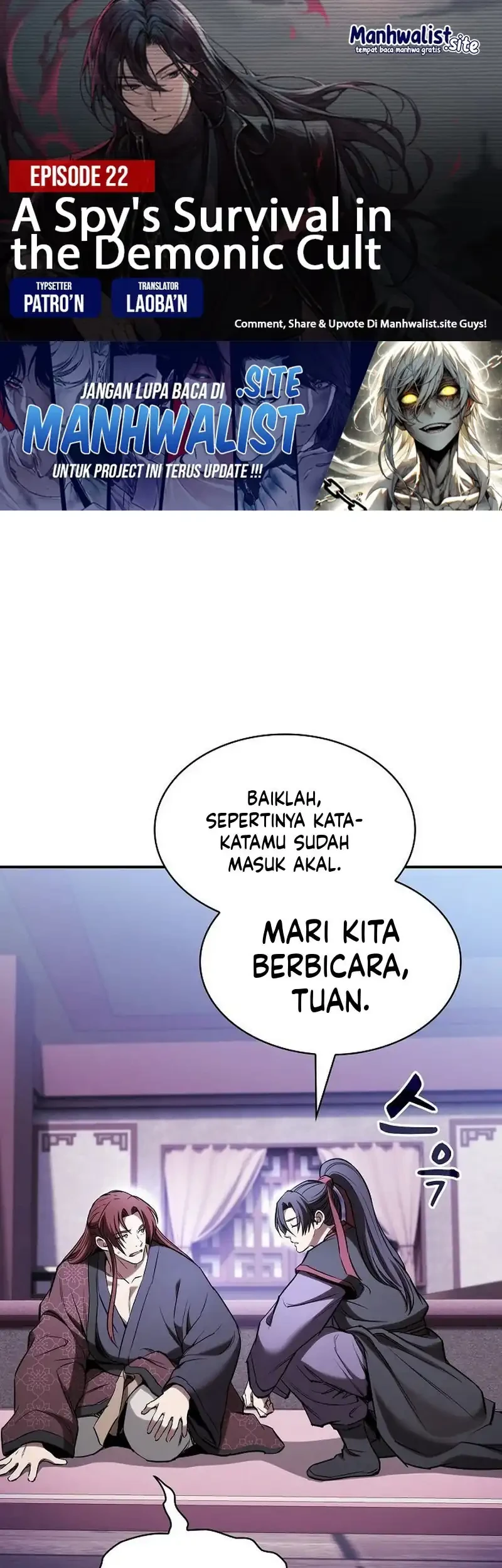 A Spy's Survival In The Demonic Cult Chapter 22 - halaman 1