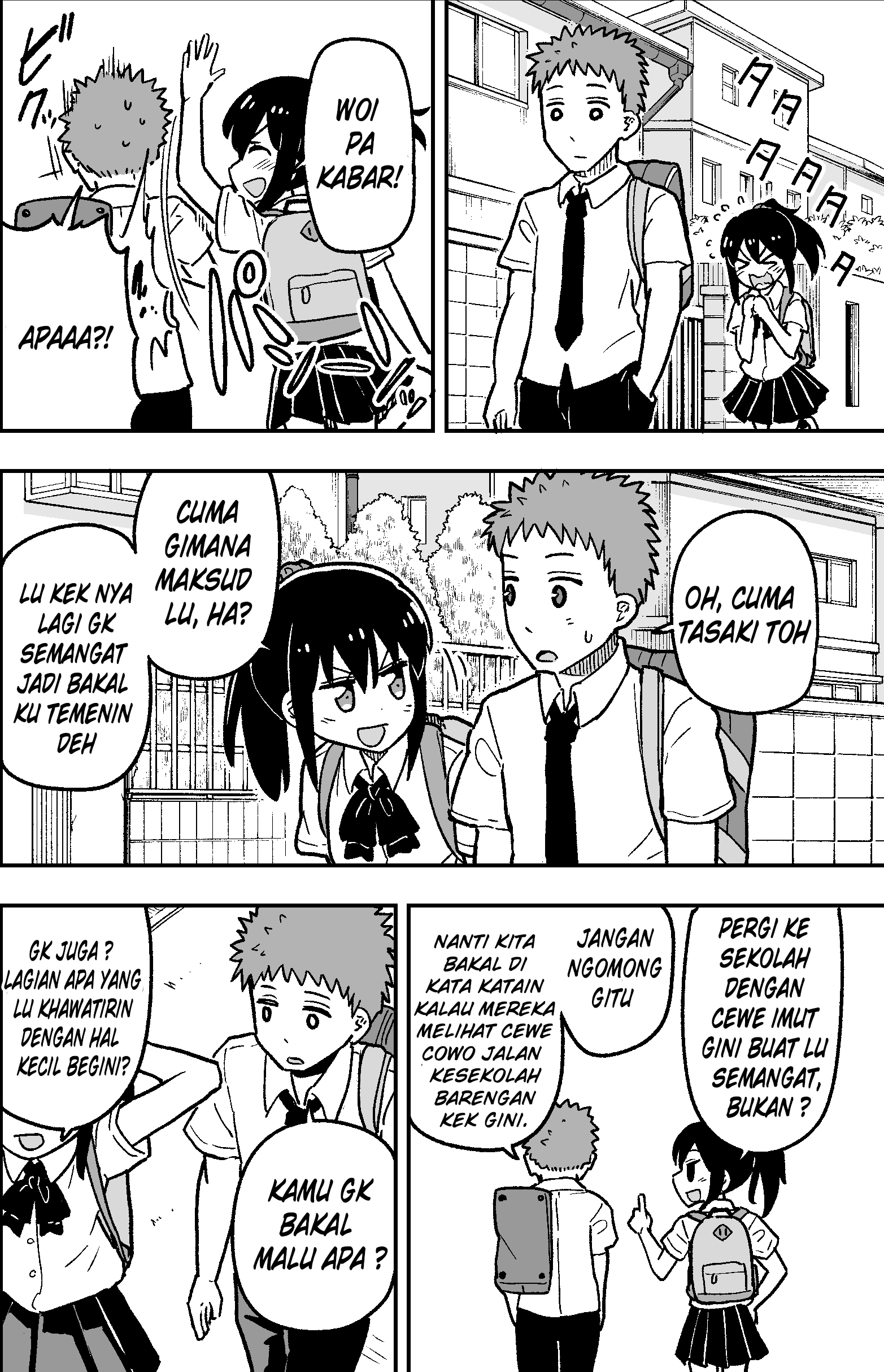 A Story About a Girl Who Pretended to Have a Frank Personality to Get Close to Her Crush Chapter 1 - halaman 3