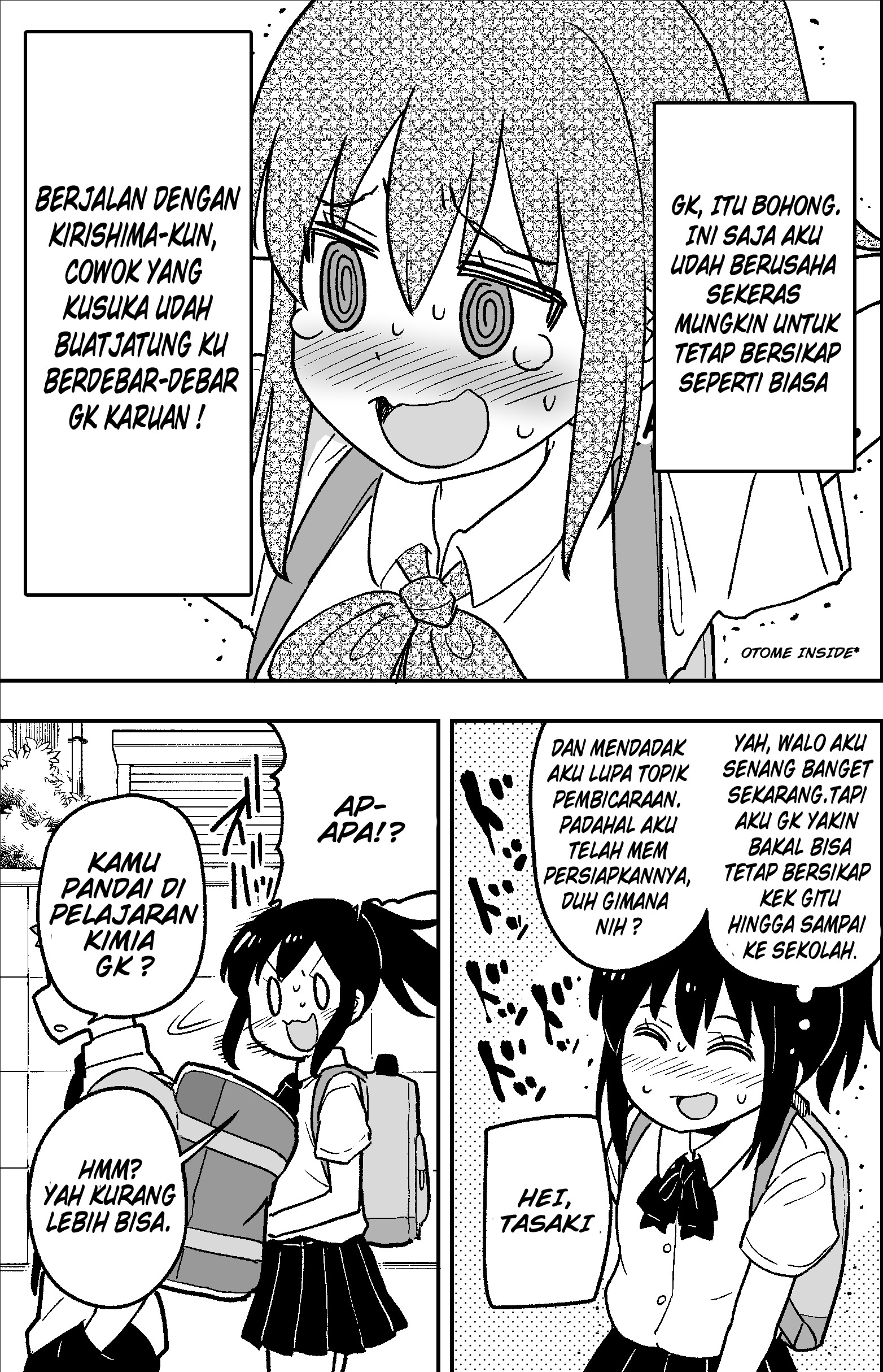 A Story About a Girl Who Pretended to Have a Frank Personality to Get Close to Her Crush Chapter 1 - halaman 4