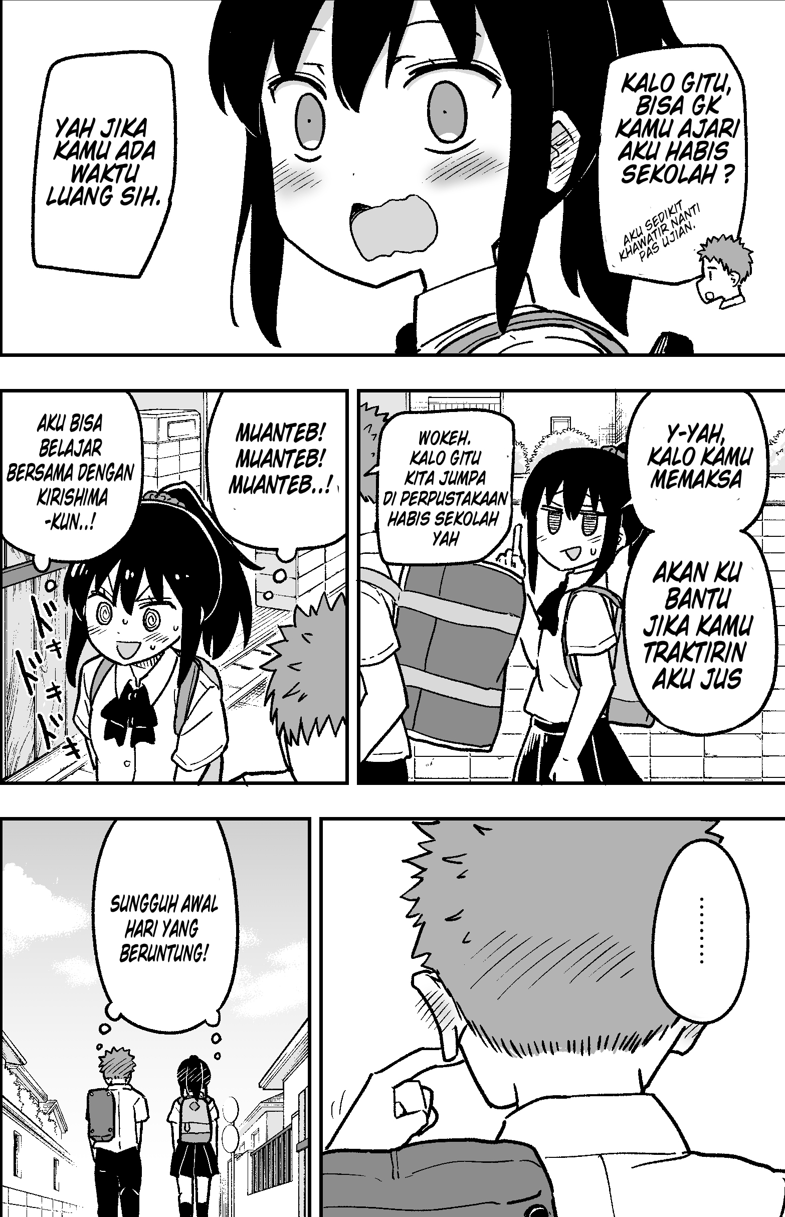 A Story About a Girl Who Pretended to Have a Frank Personality to Get Close to Her Crush Chapter 1 - halaman 5