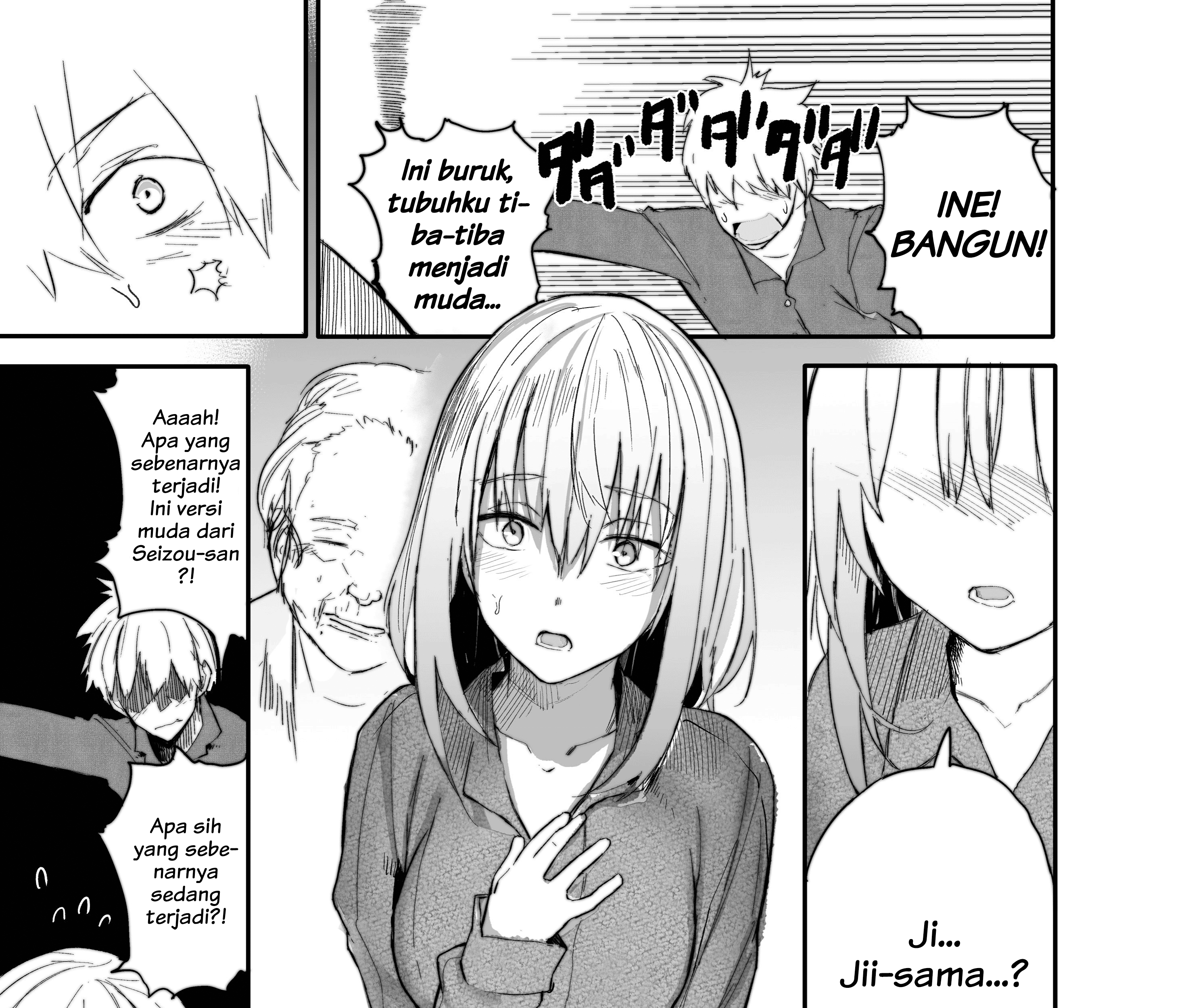 A Story About A Grampa and Granma Returned Back to their Youth Chapter 1 - halaman 5