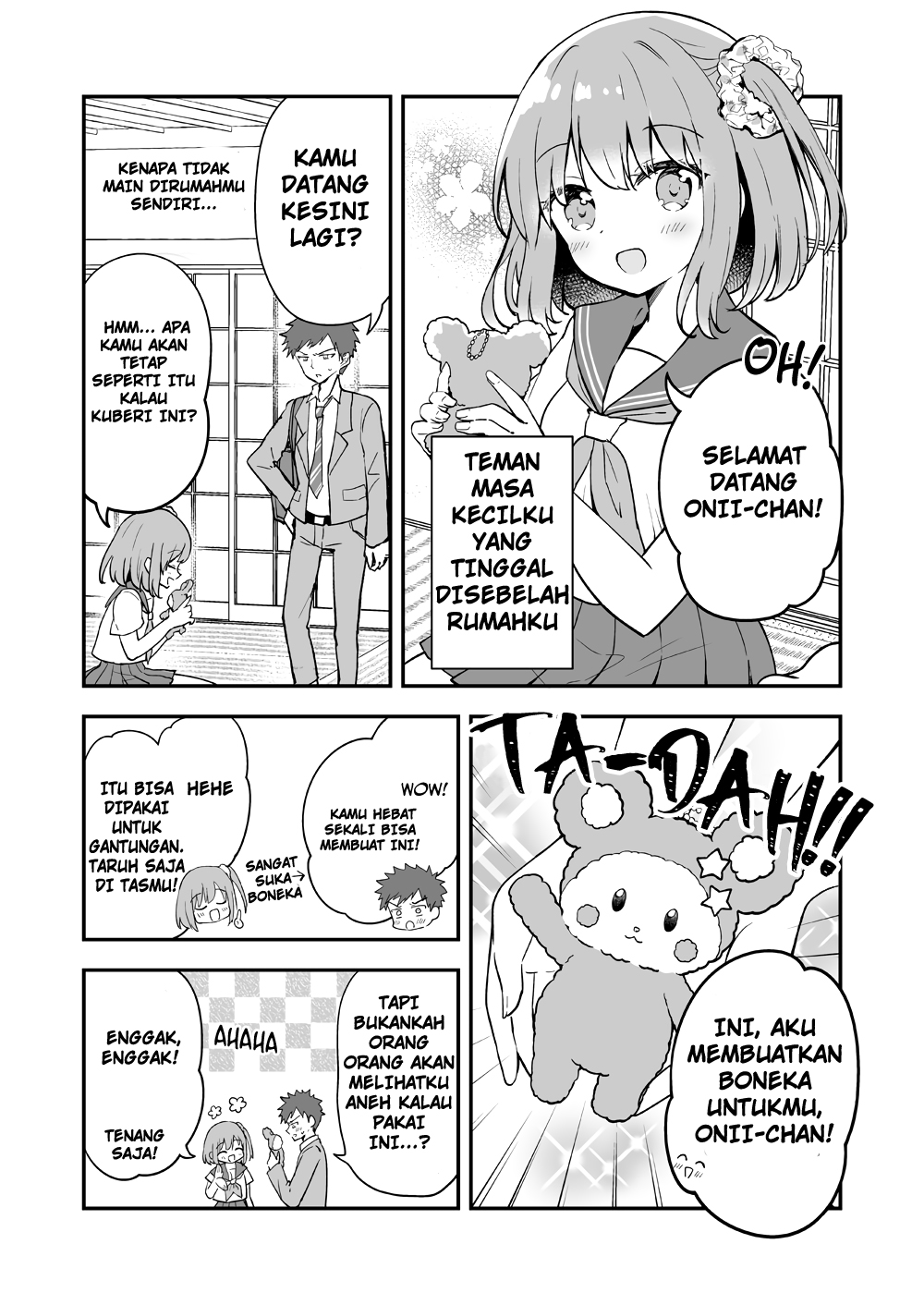 A Story about a Scary Looking High Schooler and a Younger Childhood Friend Chapter 0 - halaman 3