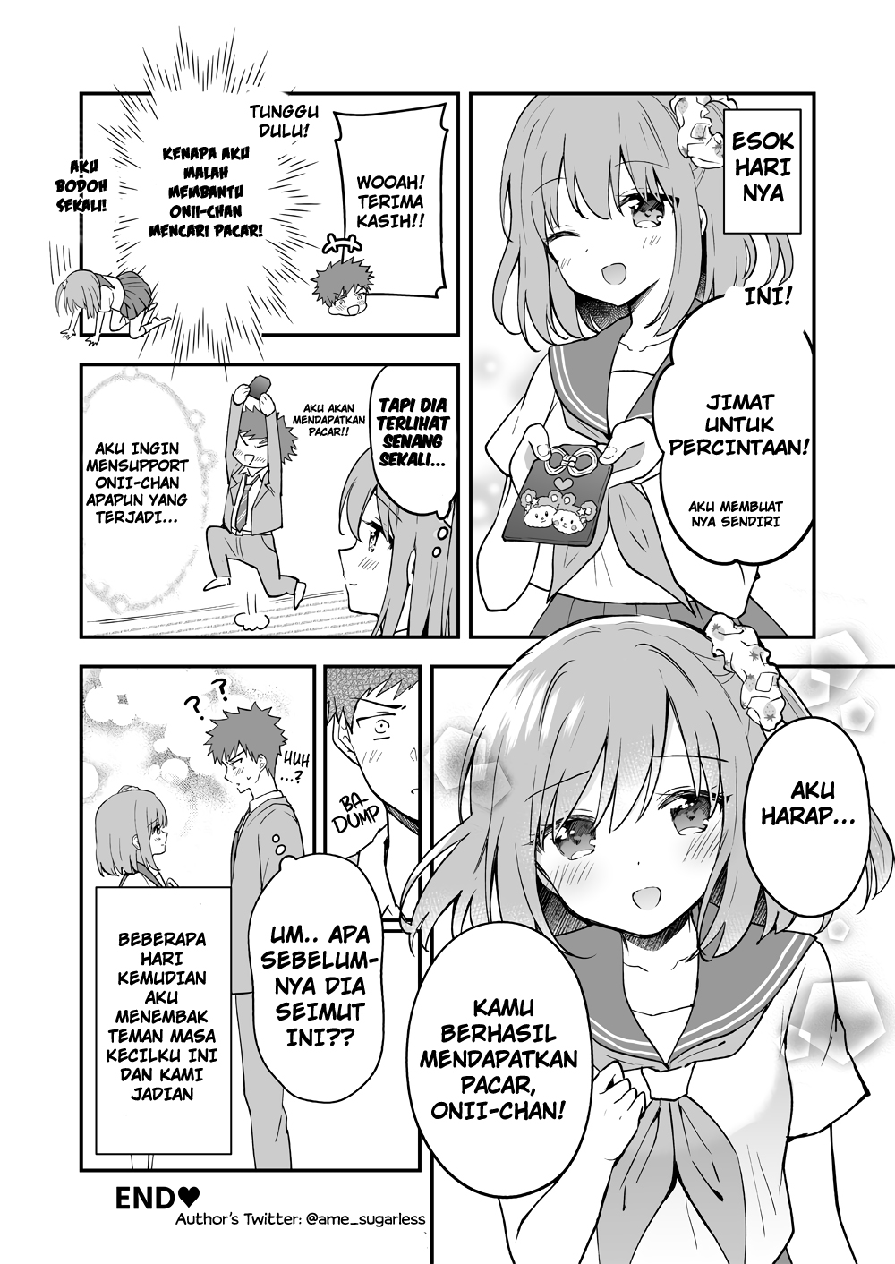 A Story about a Scary Looking High Schooler and a Younger Childhood Friend Chapter 0 - halaman 6
