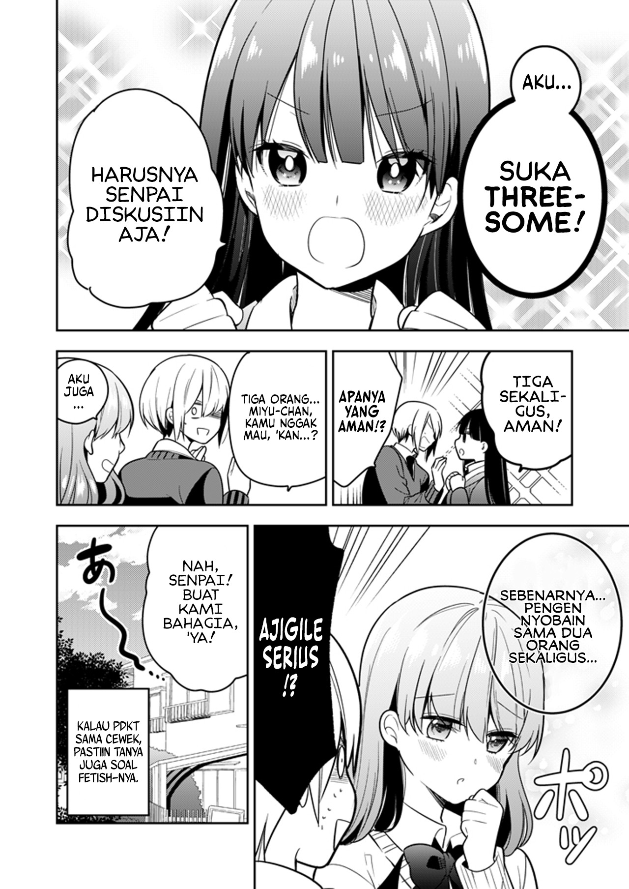 A Story About an Indecisive Girl Caught Between Her Girlfriend and Ex-Girlfriend Chapter 0 - halaman 5