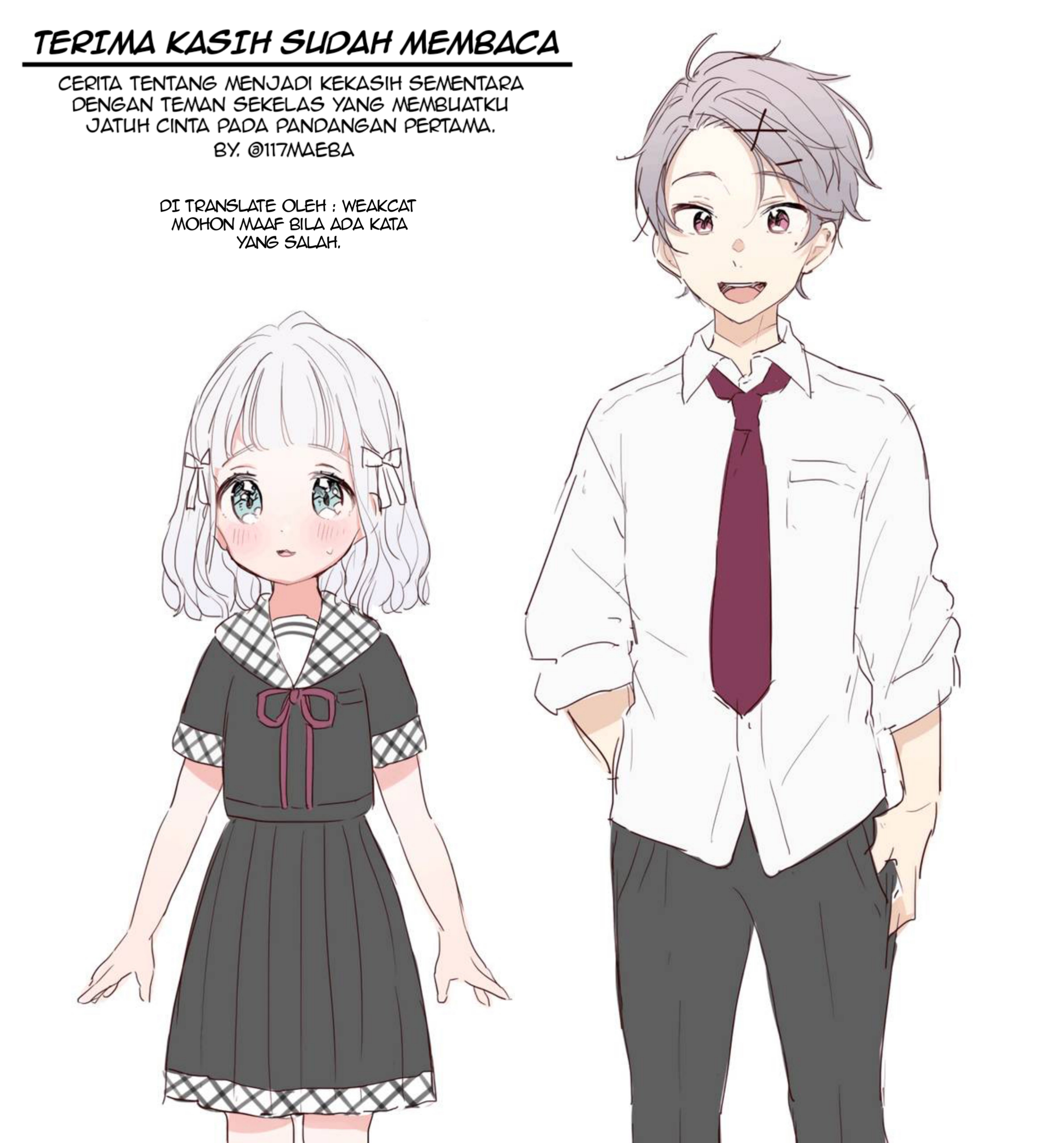 A Story About Becoming Temporary Lovers With a Classmate Who I Fell In Love With at First Sight Chapter 0 - halaman 4
