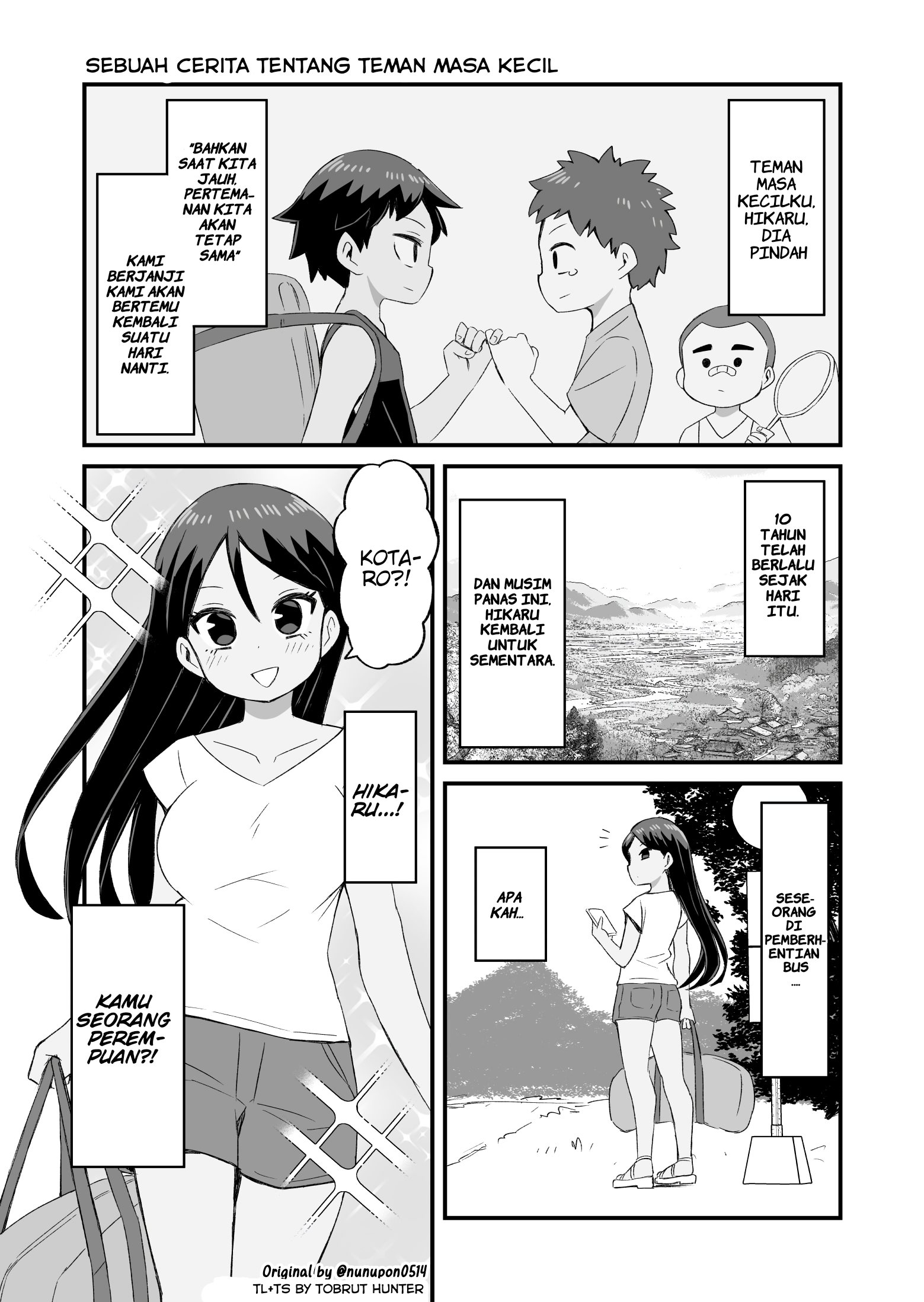 A Story About Childhood Friends Chapter 0 - halaman 1