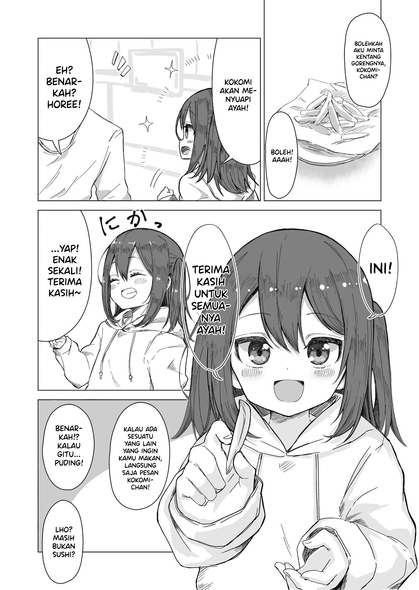 A Story About Going With My Dad to a Conveyor Belt Sushi Restaurant Chapter 0 - halaman 4