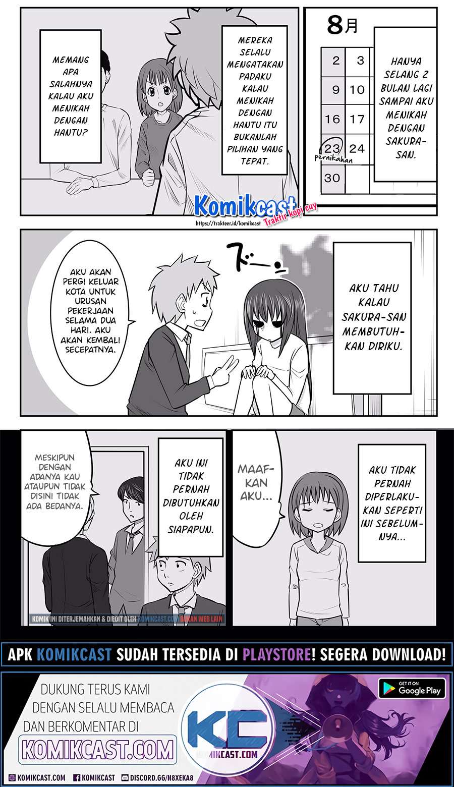 A Story about Living with a Ghost who will Attain Enlightenment in a Year Chapter 13 - halaman 2