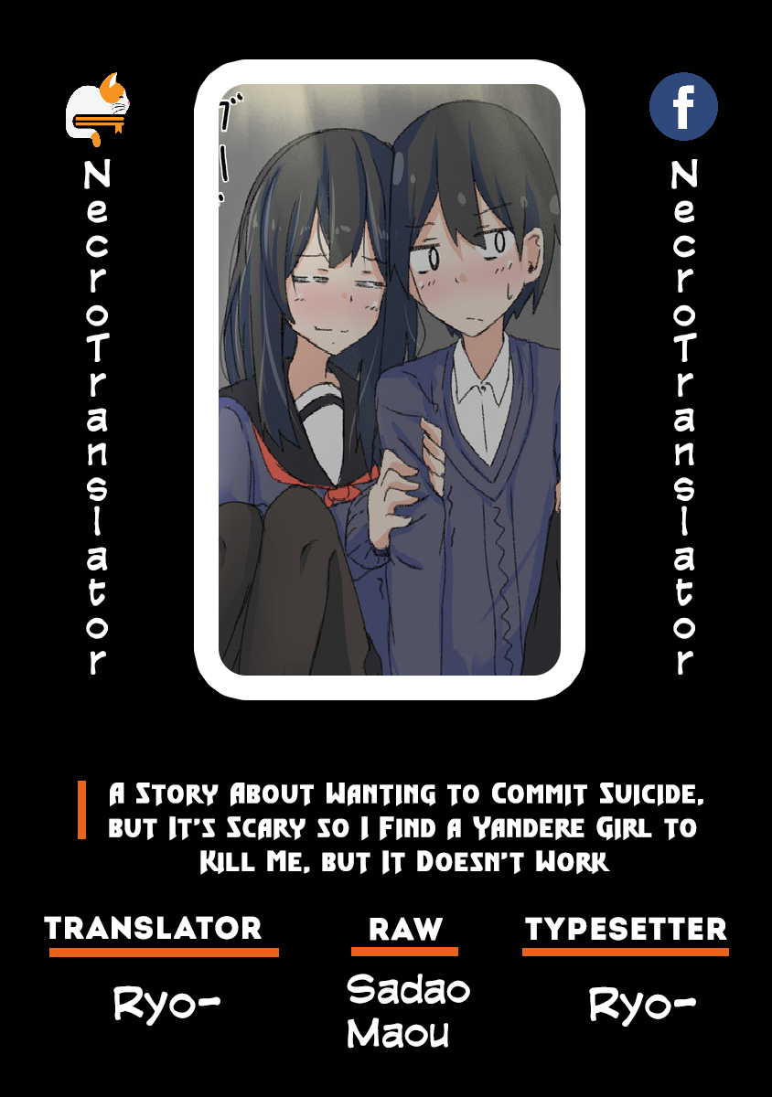 A Story About Wanting to Commit Suicide, but It's Scary so I Find a Yandere Girl to Kill Me, but It Doesn't Work Chapter 11 - halaman 1