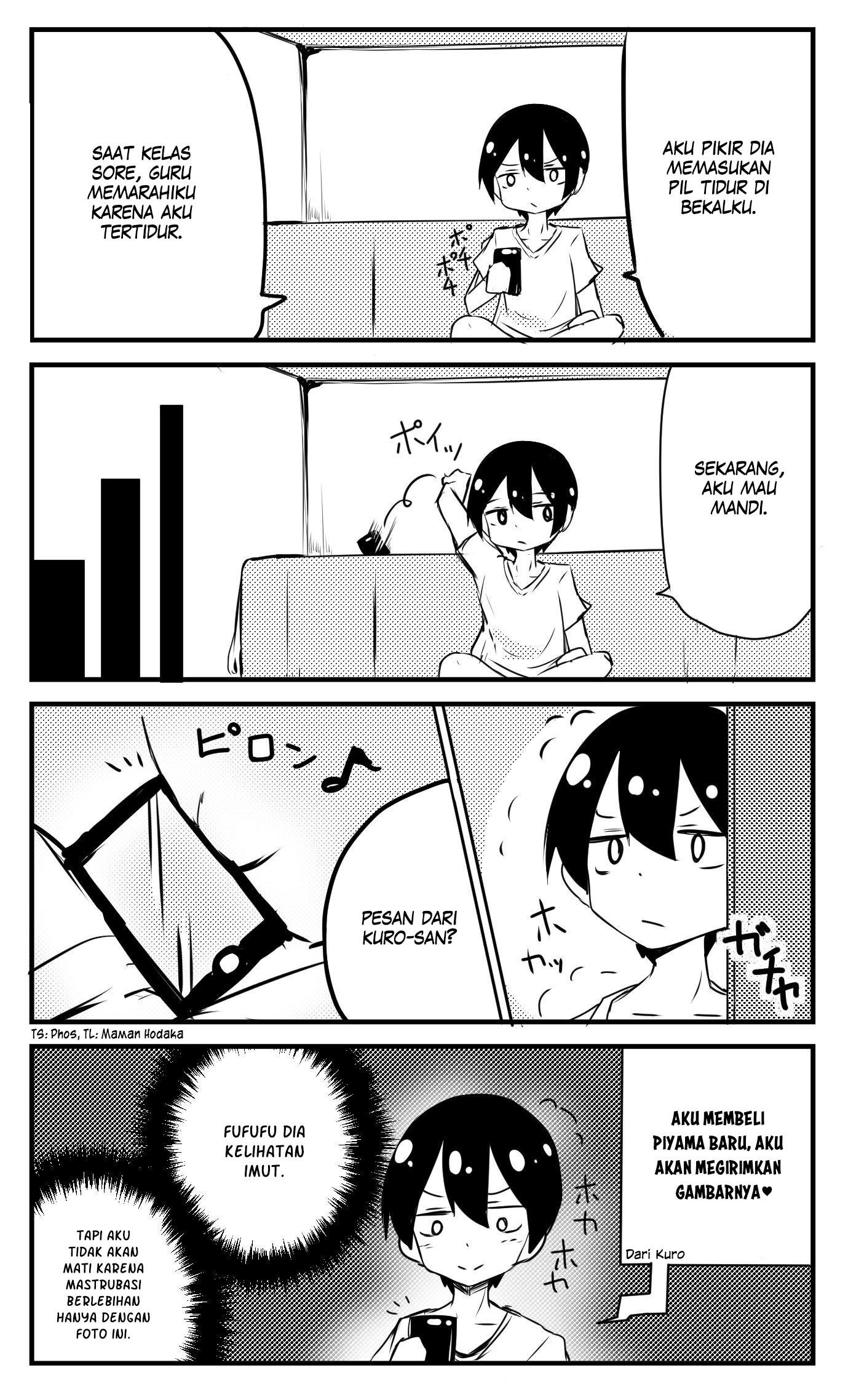 A Story About Wanting to Commit Suicide, but It's Scary so I Find a Yandere Girl to Kill Me, but It Doesn't Work Chapter 4 - halaman 1