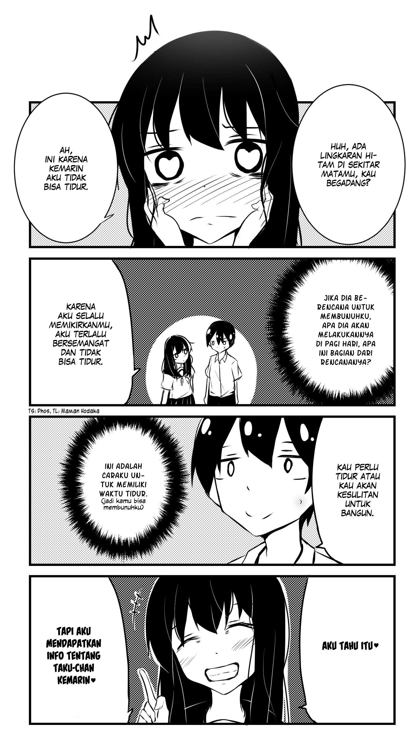 A Story About Wanting to Commit Suicide, but It's Scary so I Find a Yandere Girl to Kill Me, but It Doesn't Work Chapter 6 - halaman 1