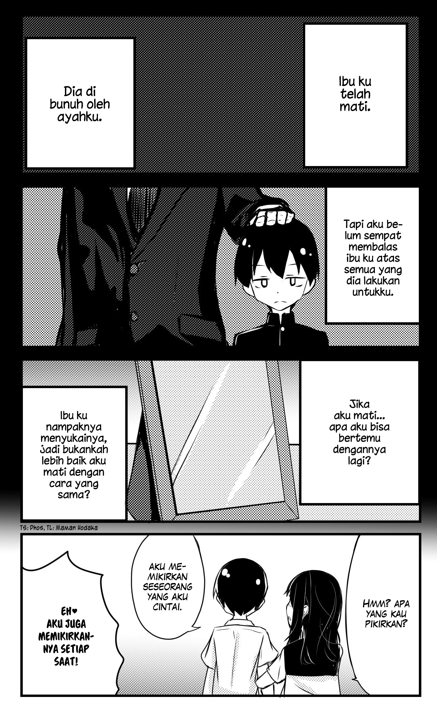 A Story About Wanting to Commit Suicide, but It's Scary so I Find a Yandere Girl to Kill Me, but It Doesn't Work Chapter 7 - halaman 1