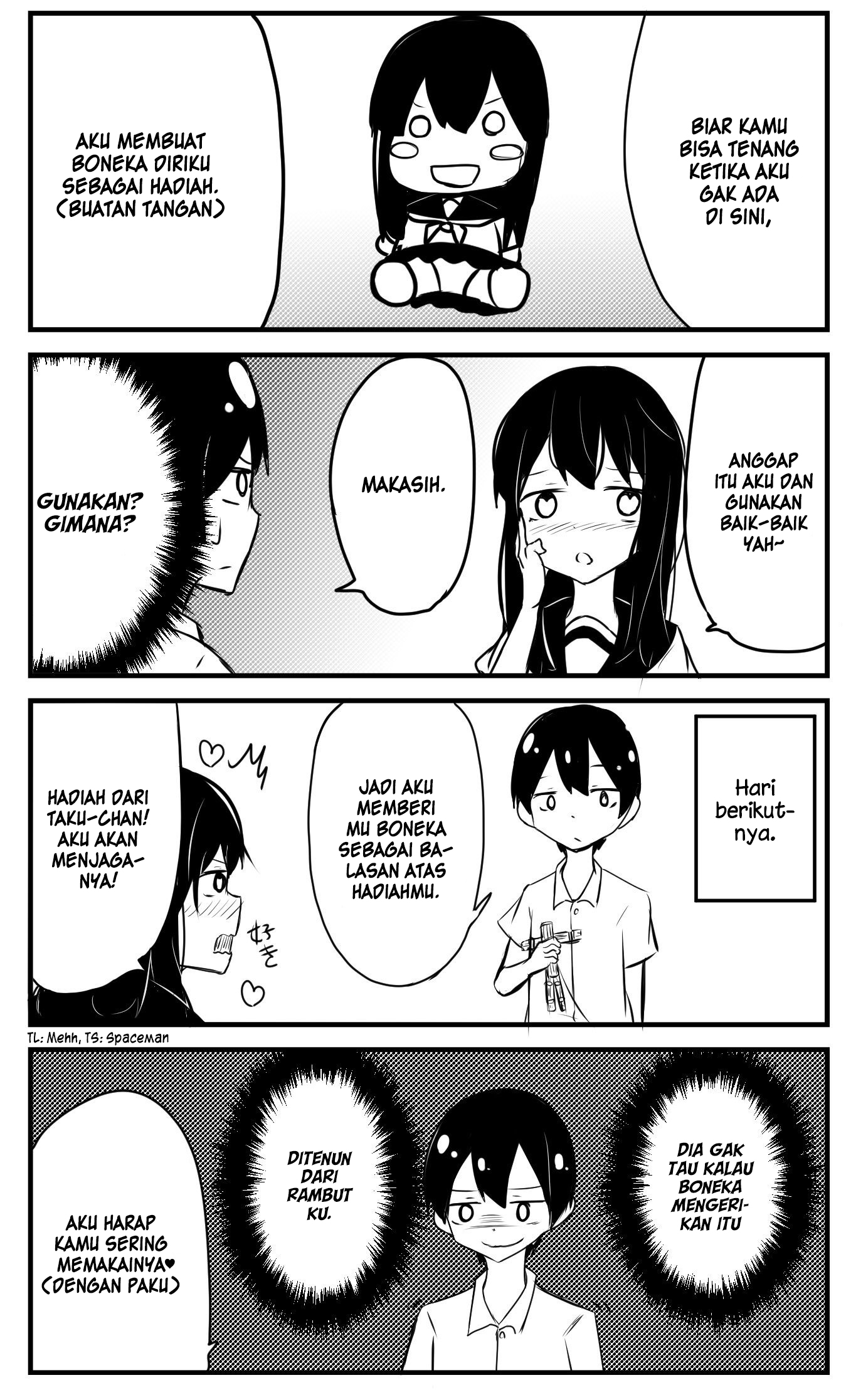 A Story About Wanting to Commit Suicide, but It's Scary so I Find a Yandere Girl to Kill Me, but It Doesn't Work Chapter 8 - halaman 1