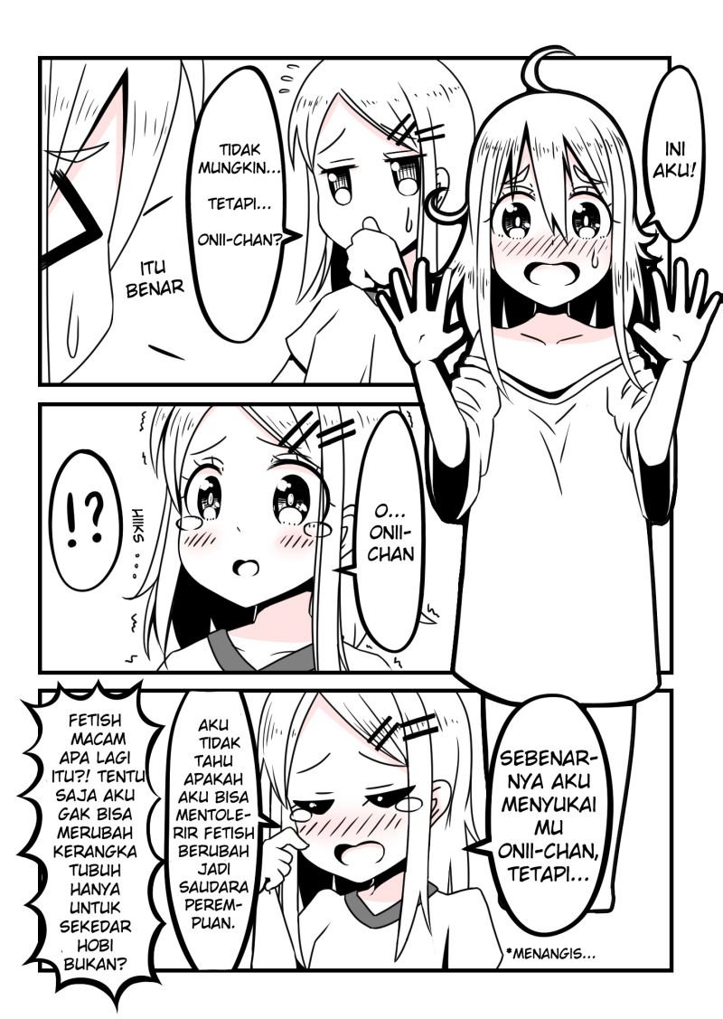 A Story in Which an Older Brother Becomes a Little Sister Chapter 2 - halaman 2