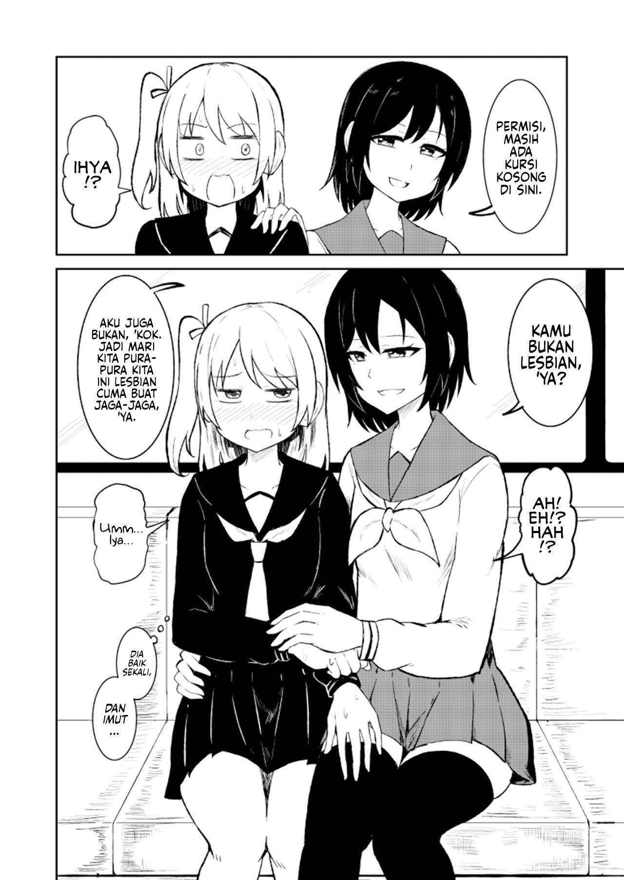 A Straight Girl Who Got on the Lesbian-Only Passenger Car Chapter 0 - halaman 3